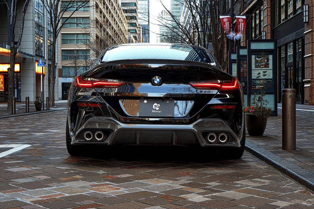 3DDesign Carbon Fibre Rear Diffuser for BMW 8 Series (2019+, G16) - Image 17