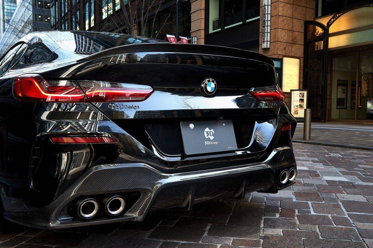3DDesign Carbon Fibre Rear Diffuser for BMW 8 Series (2019+, G16) - Image 9