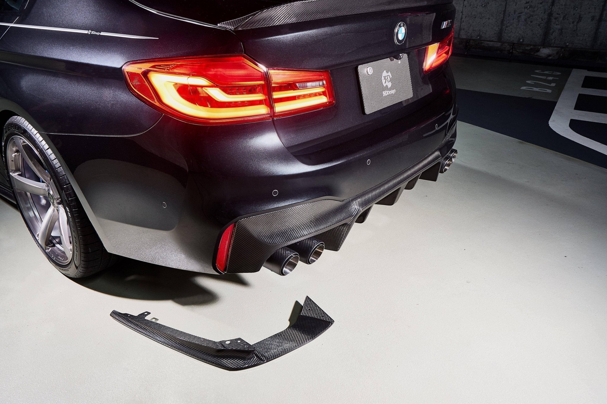3DDesign Carbon Fibre Rear Diffuser for BMW M5 (2017-2023, F90) - Image 7