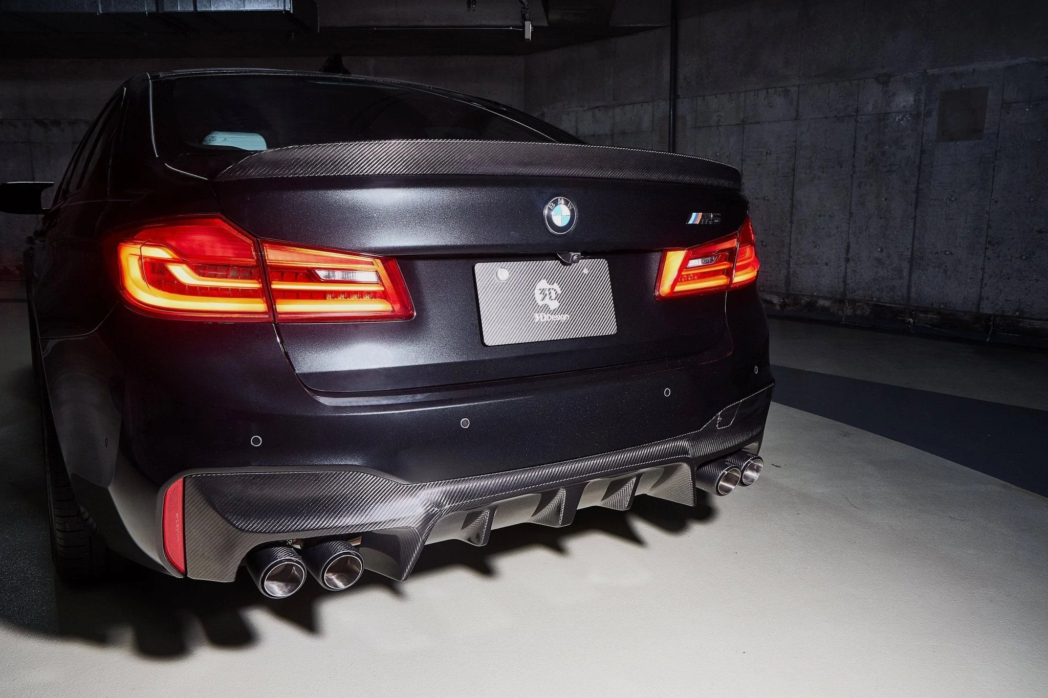 3DDesign Carbon Fibre Rear Diffuser for BMW M5 (2017-2023, F90) - Image 9
