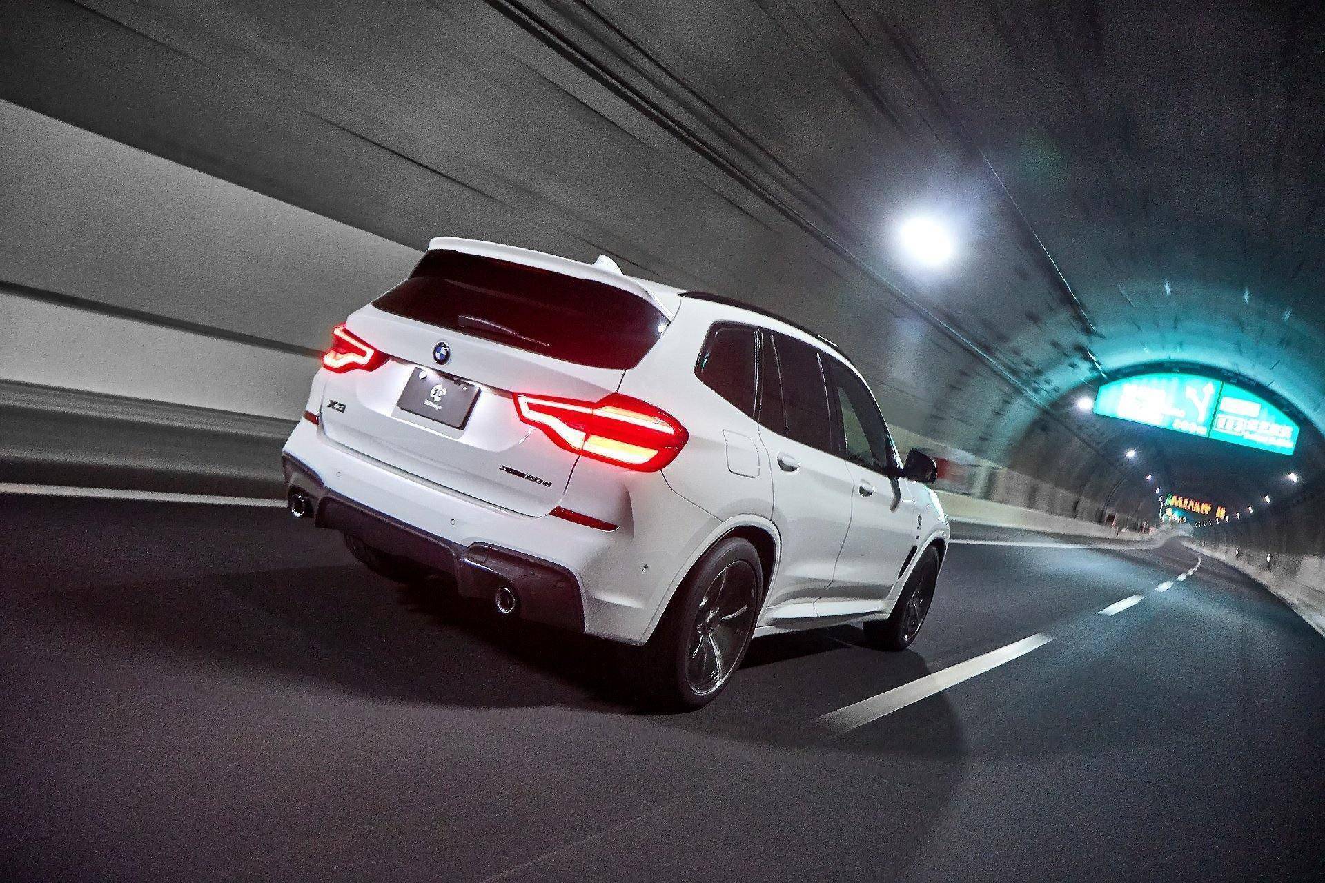 3DDesign Carbon Fibre Rear Diffuser for BMW X3 Pre-LCI (2018-2021, G01) - Image 8