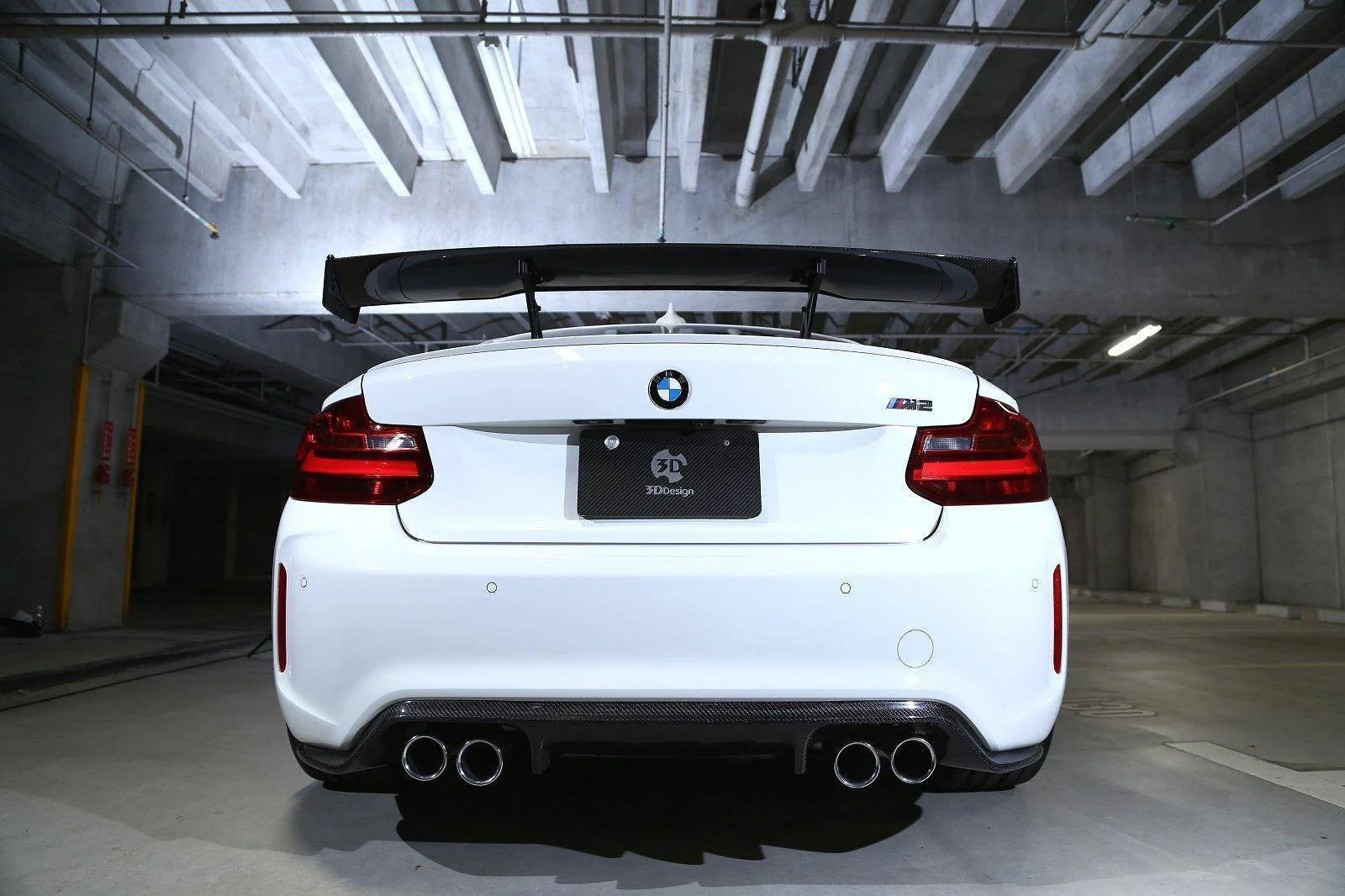 3DDesign Carbon Fibre Rear Diffuser (Type 1) for BMW M2 & M2 Competition (2015-2021, F87) - Image 4