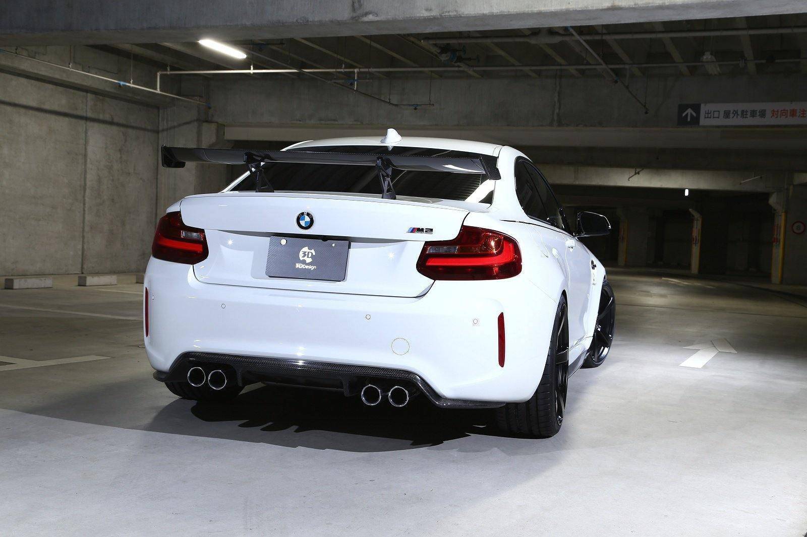 3DDesign Carbon Fibre Rear Diffuser (Type 1) for BMW M2 & M2 Competition (2015-2021, F87) - Image 6