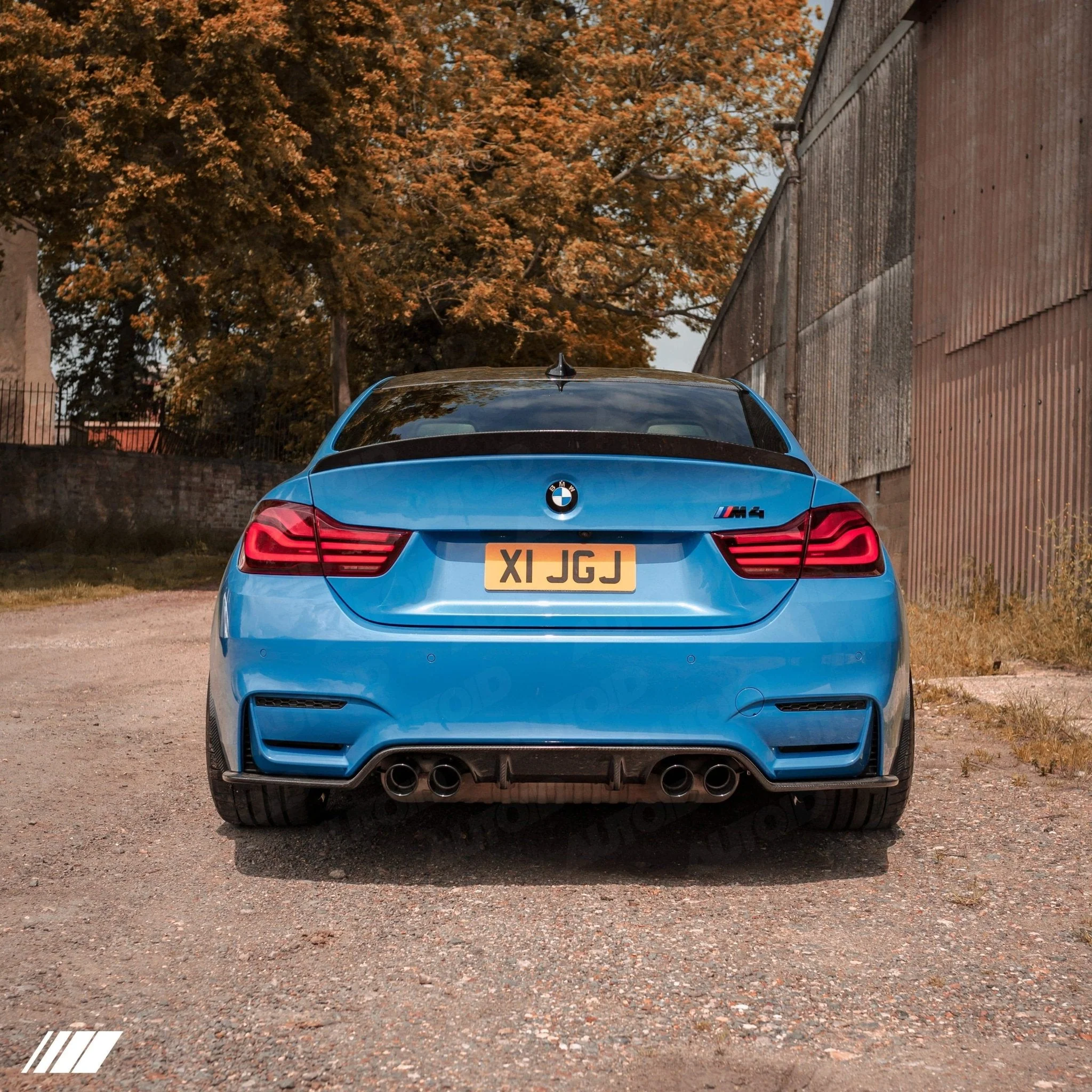 3DDesign Carbon Fibre Rear Diffuser (Type 1) for BMW M3 & M4 (2014-2020, F80 F82 F83) - Image 3