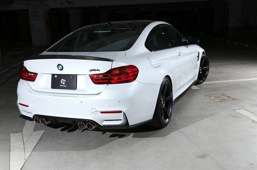 3DDesign Carbon Fibre Rear Diffuser (Type 1) for BMW M3 & M4 (2014-2020, F80 F82 F83) - Image 8