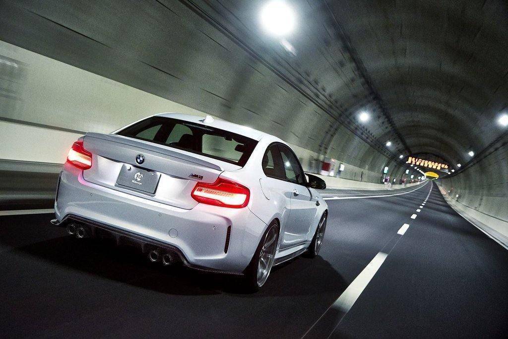 3DDesign Carbon Fibre Rear Diffuser (Type 2) for BMW M2 & M2 Competition (2015-2021, F87) - Image 3
