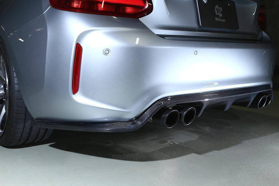 3DDesign Carbon Fibre Rear Diffuser (Type 2) for BMW M2 & M2 Competition (2015-2021, F87) - Image 5