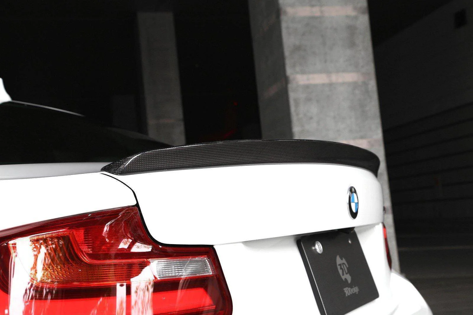 3DDesign Carbon Fibre Rear Spoiler for BMW 2 Series & M2 (2014-2021, F22 F87) - Image 2