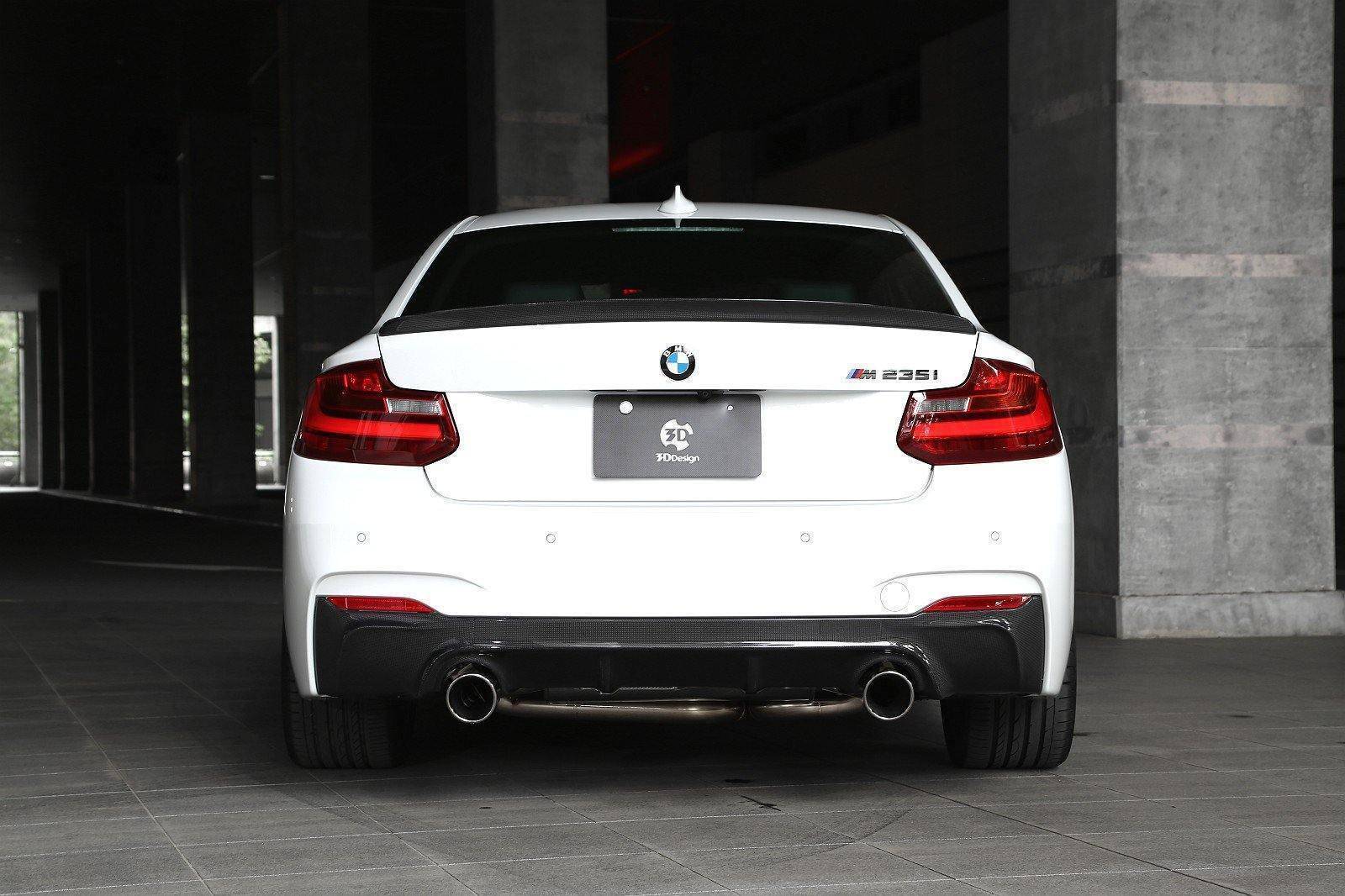 3DDesign Carbon Fibre Rear Spoiler for BMW 2 Series & M2 (2014-2021, F22 F87) - Image 4