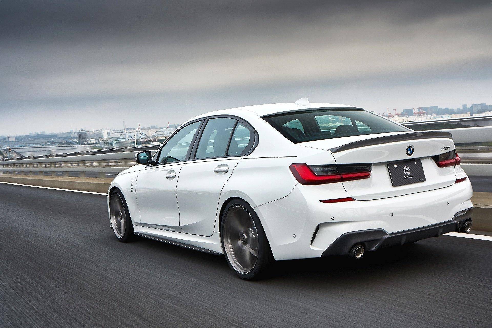 3DDesign Carbon Fibre Rear Spoiler For BMW 3 Series (2019+, G20) - Image 3