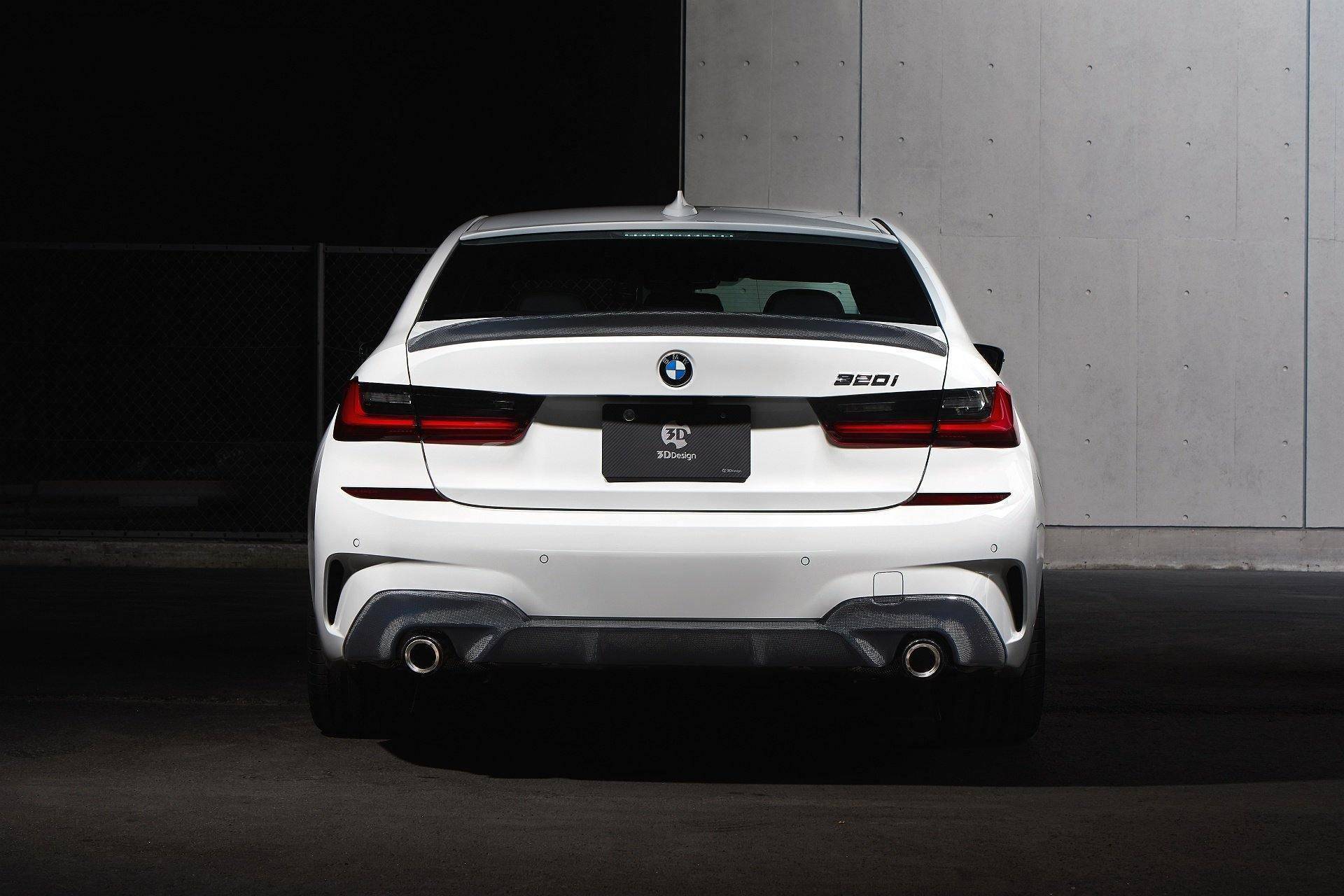3DDesign Carbon Fibre Rear Spoiler For BMW 3 Series (2019+, G20) - Image 4