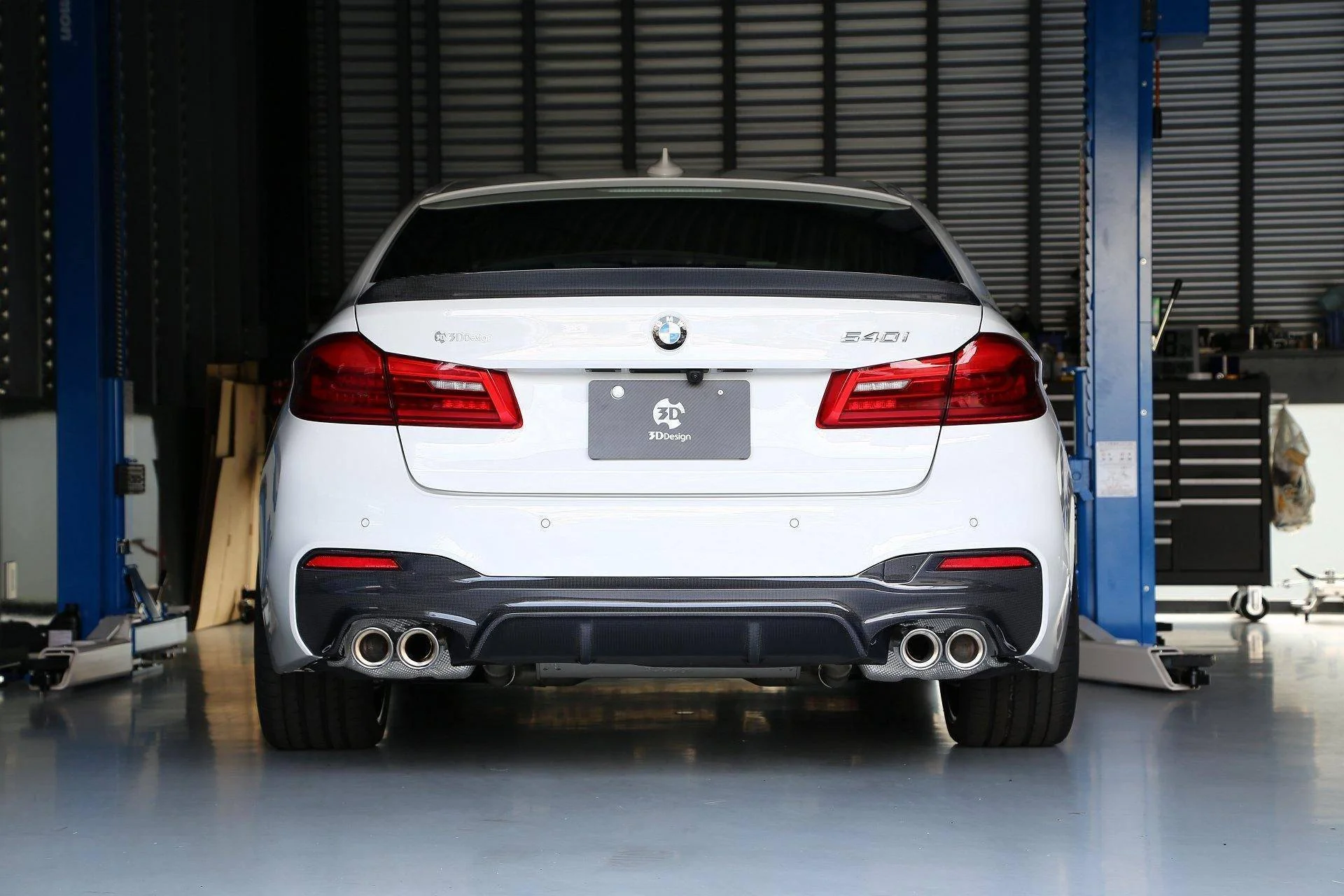 3DDesign Carbon Fibre Rear Spoiler for BMW 5 Series (2017-2023, G30) - Image 5