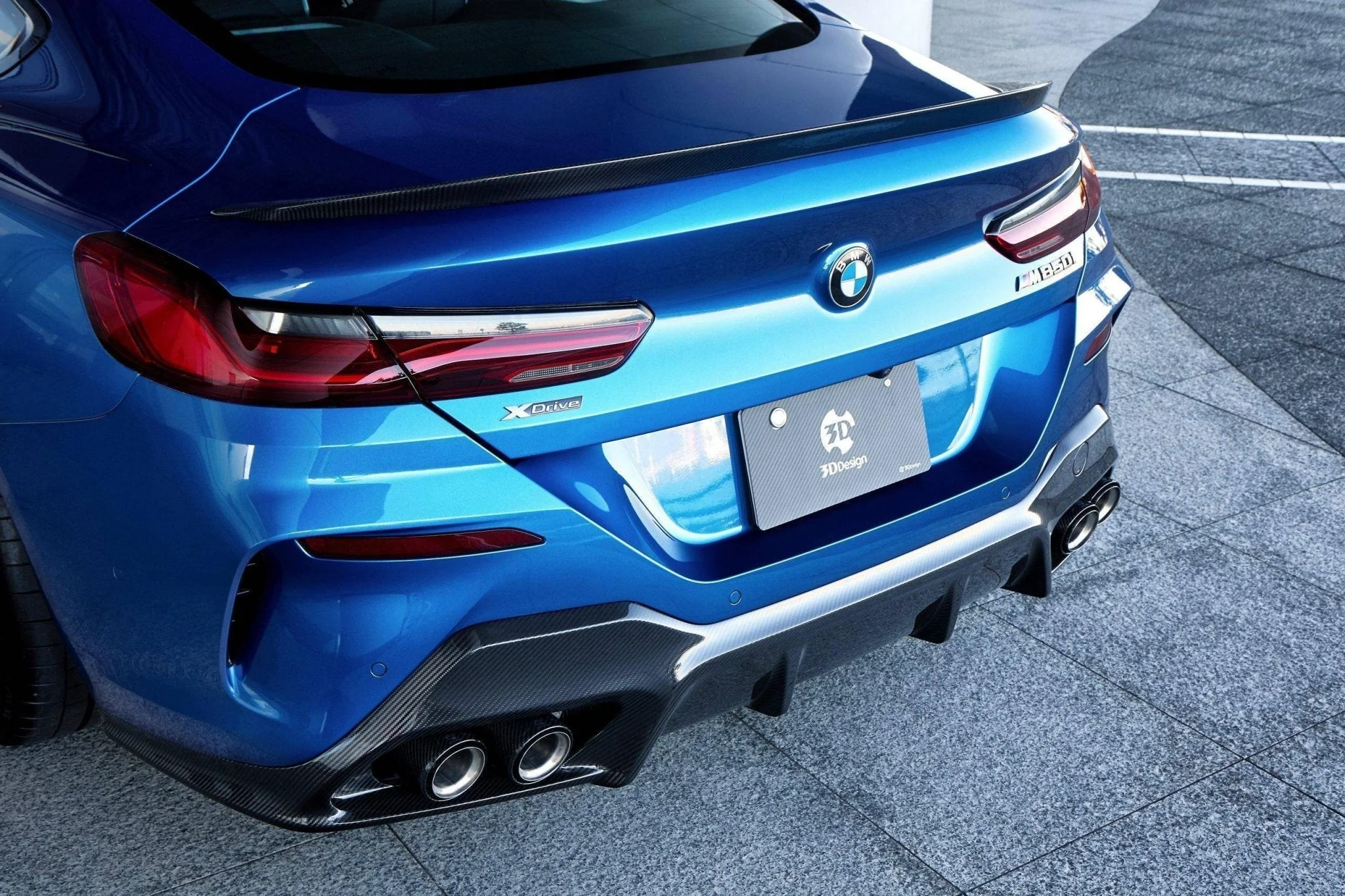 3DDesign Carbon Fibre Rear Spoiler for BMW 8 Series (2019+, G15) - Image 2