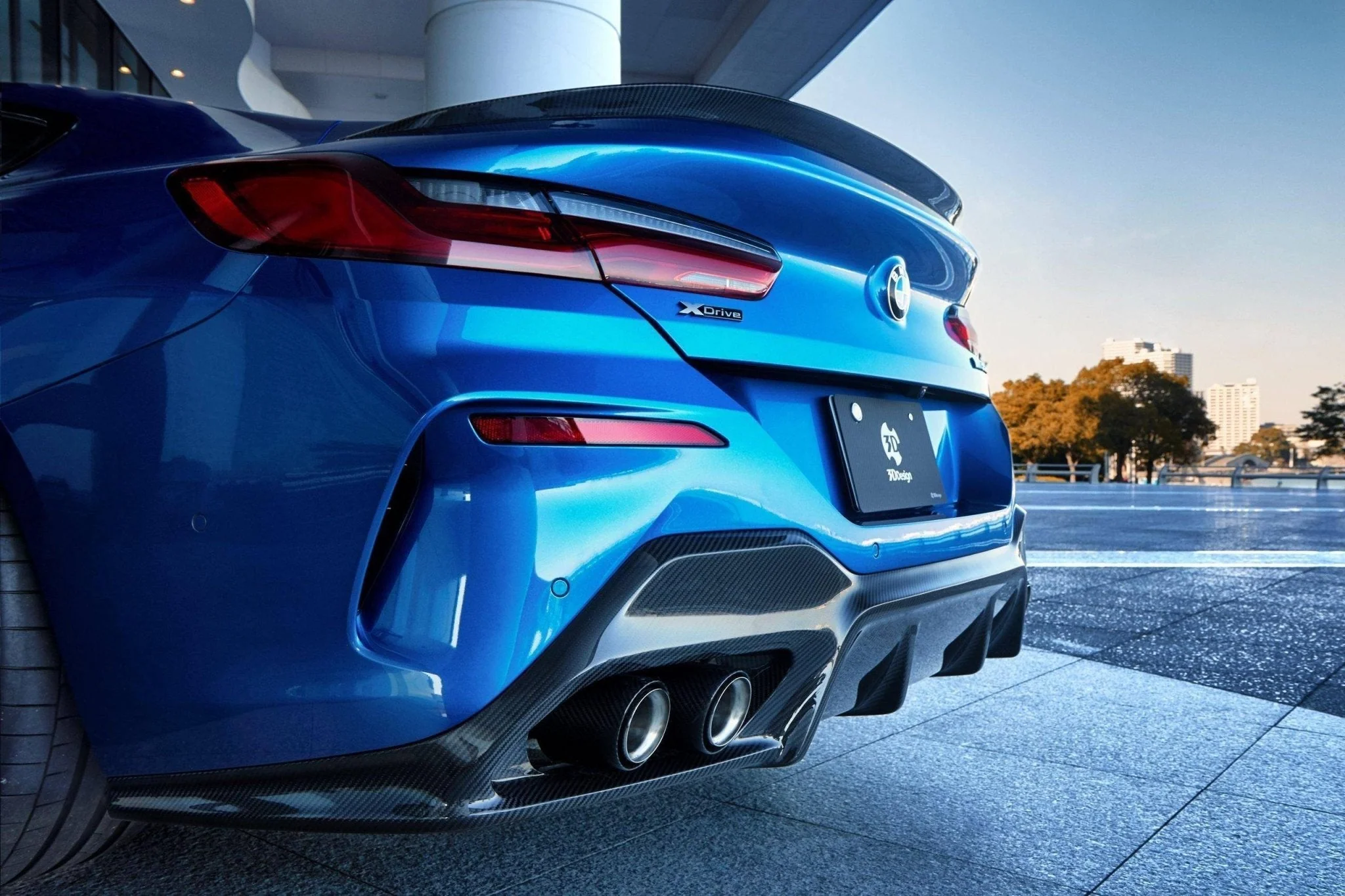 3DDesign Carbon Fibre Rear Spoiler for BMW 8 Series (2019+, G15) - Image 4