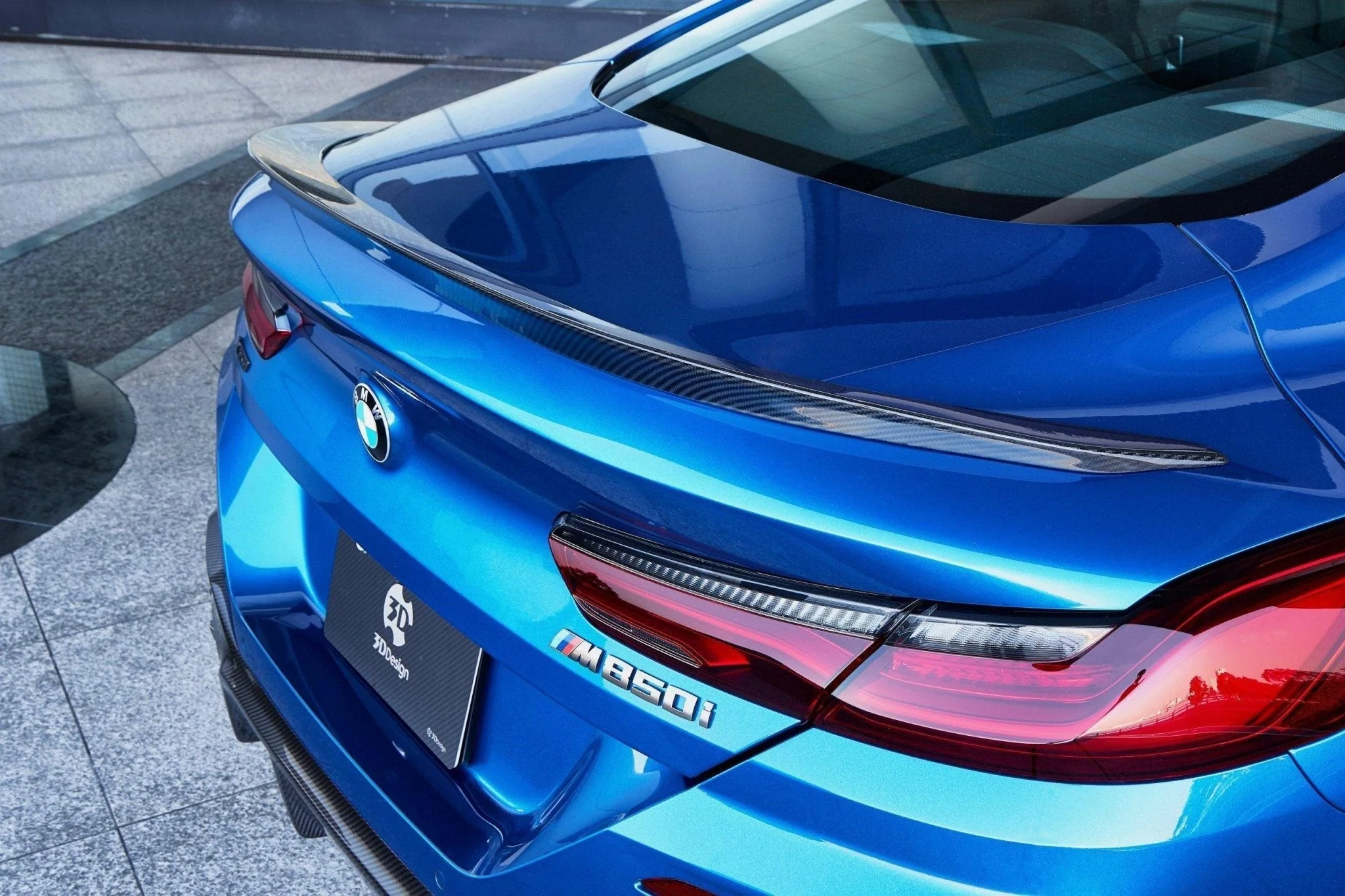 3DDesign Carbon Fibre Rear Spoiler for BMW 8 Series (2019+, G15) - Image 5
