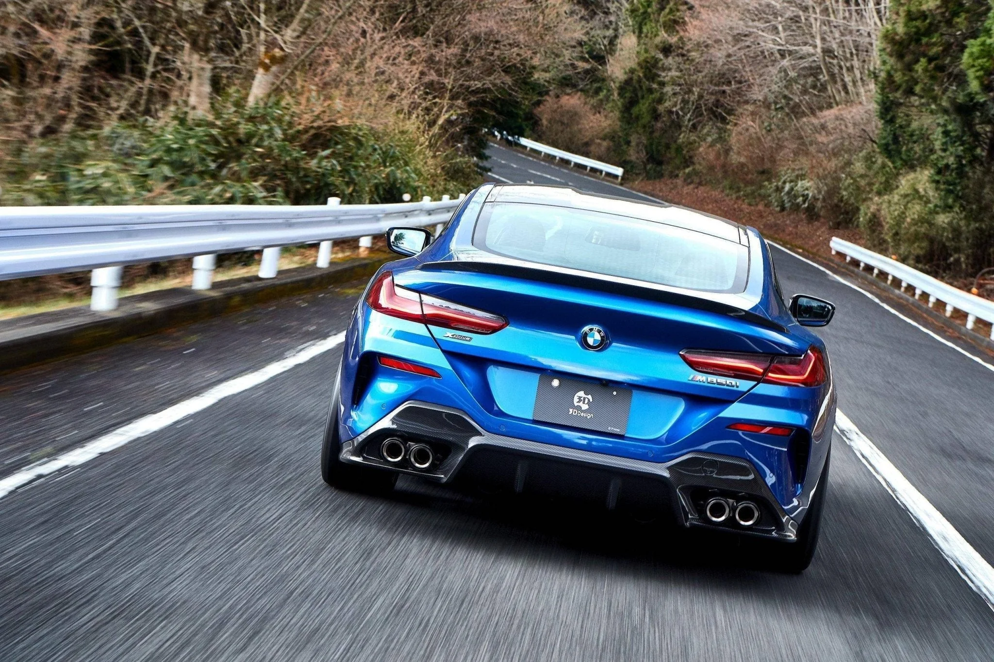 3DDesign Carbon Fibre Rear Spoiler for BMW 8 Series (2019+, G15) - Image 6