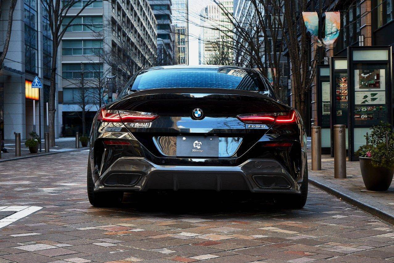 3DDesign Carbon Fibre Rear Spoiler for BMW 8 Series & M8 (2019+, G16 F93) - Image 2