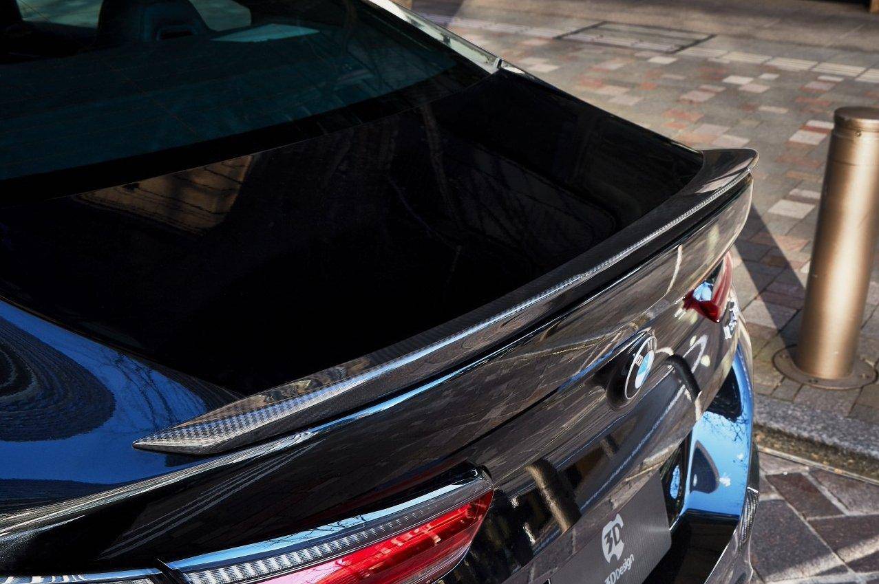 3DDesign Carbon Fibre Rear Spoiler for BMW 8 Series & M8 (2019+, G16 F93) - Image 3