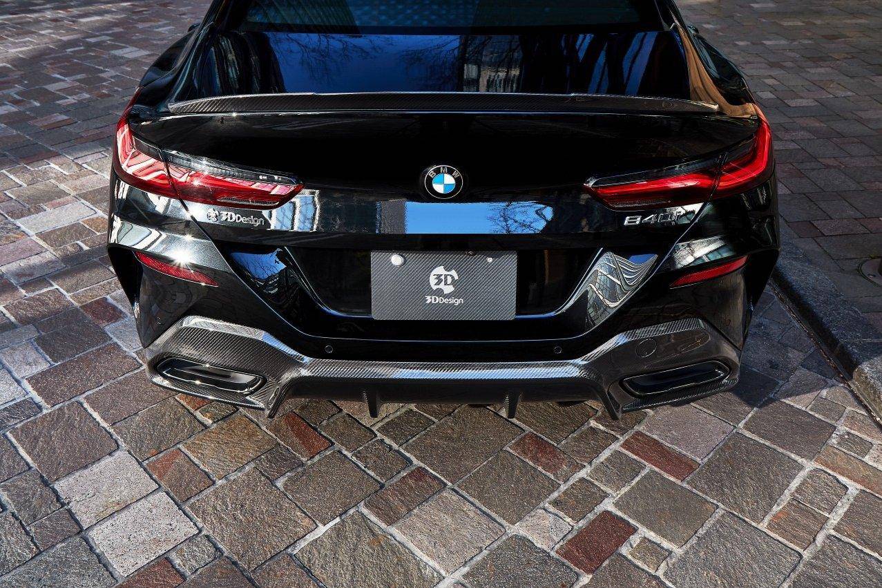 3DDesign Carbon Fibre Rear Spoiler for BMW 8 Series & M8 (2019+, G16 F93) - Image 4