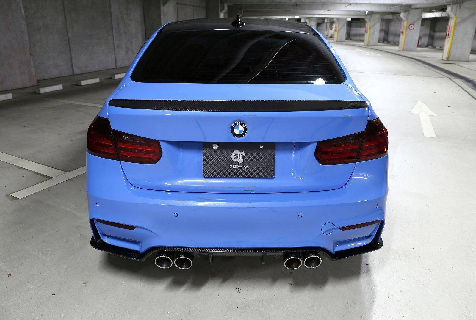 3DDesign Carbon Fibre Rear Spoiler for BMW M3 (2015-2019, F80) - Image 2
