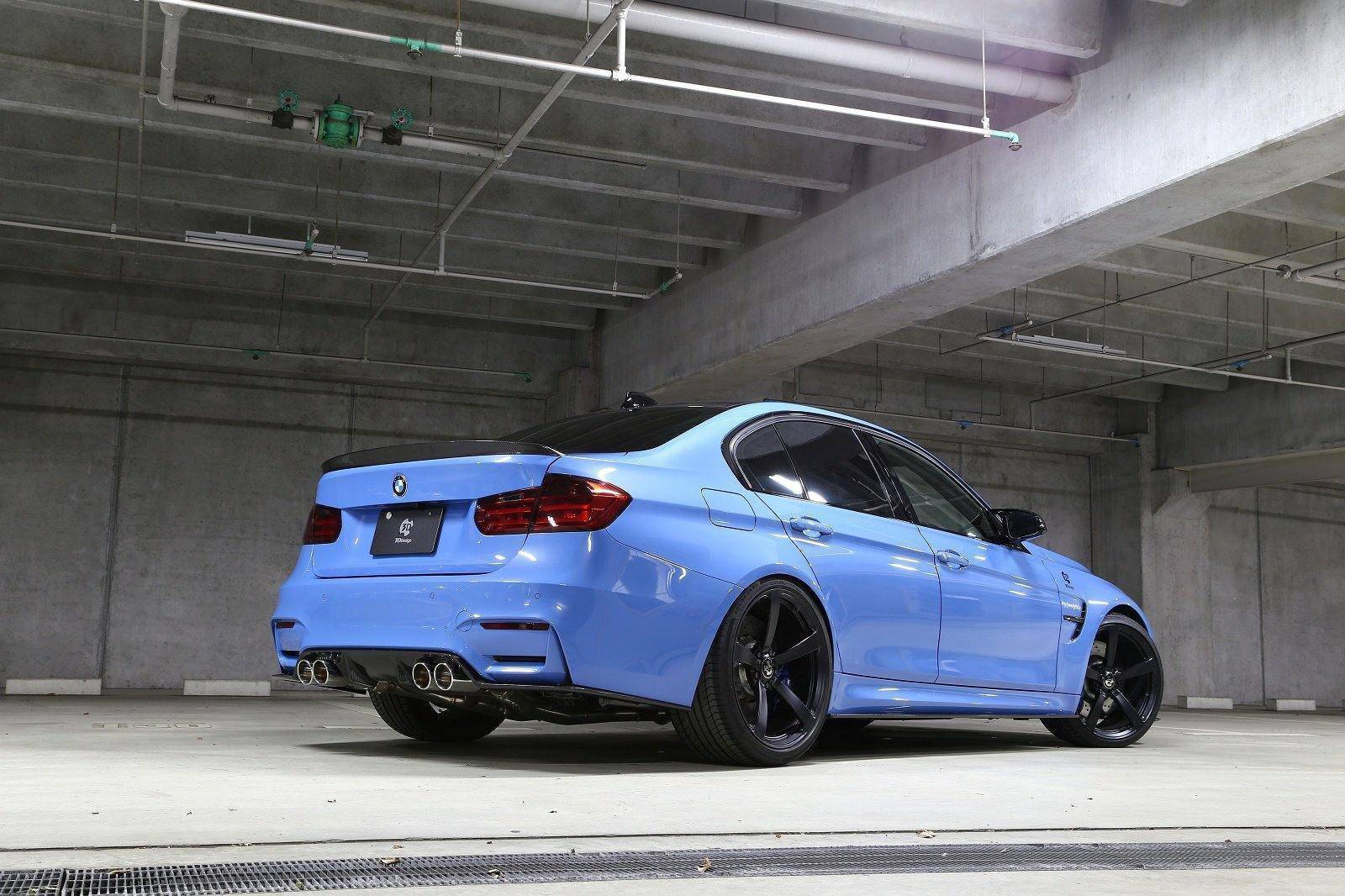 3DDesign Carbon Fibre Rear Spoiler for BMW M3 (2015-2019, F80) - Image 4
