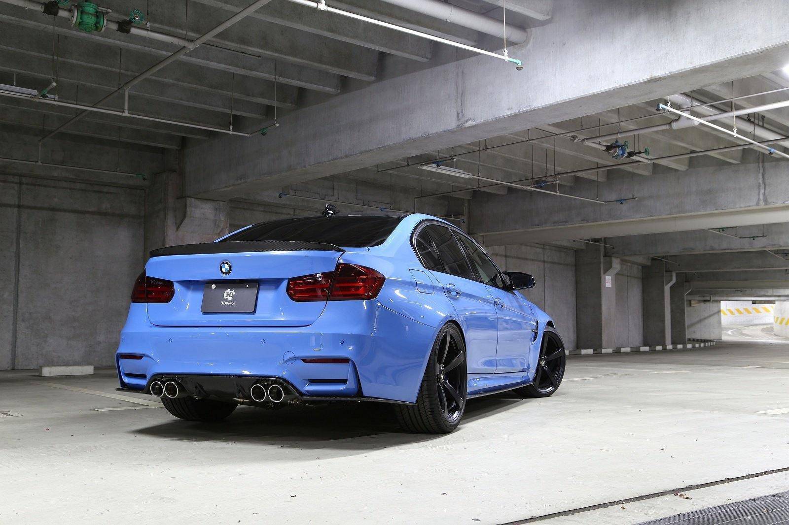 3DDesign Carbon Fibre Rear Spoiler for BMW M3 (2015-2019, F80) - Image 5