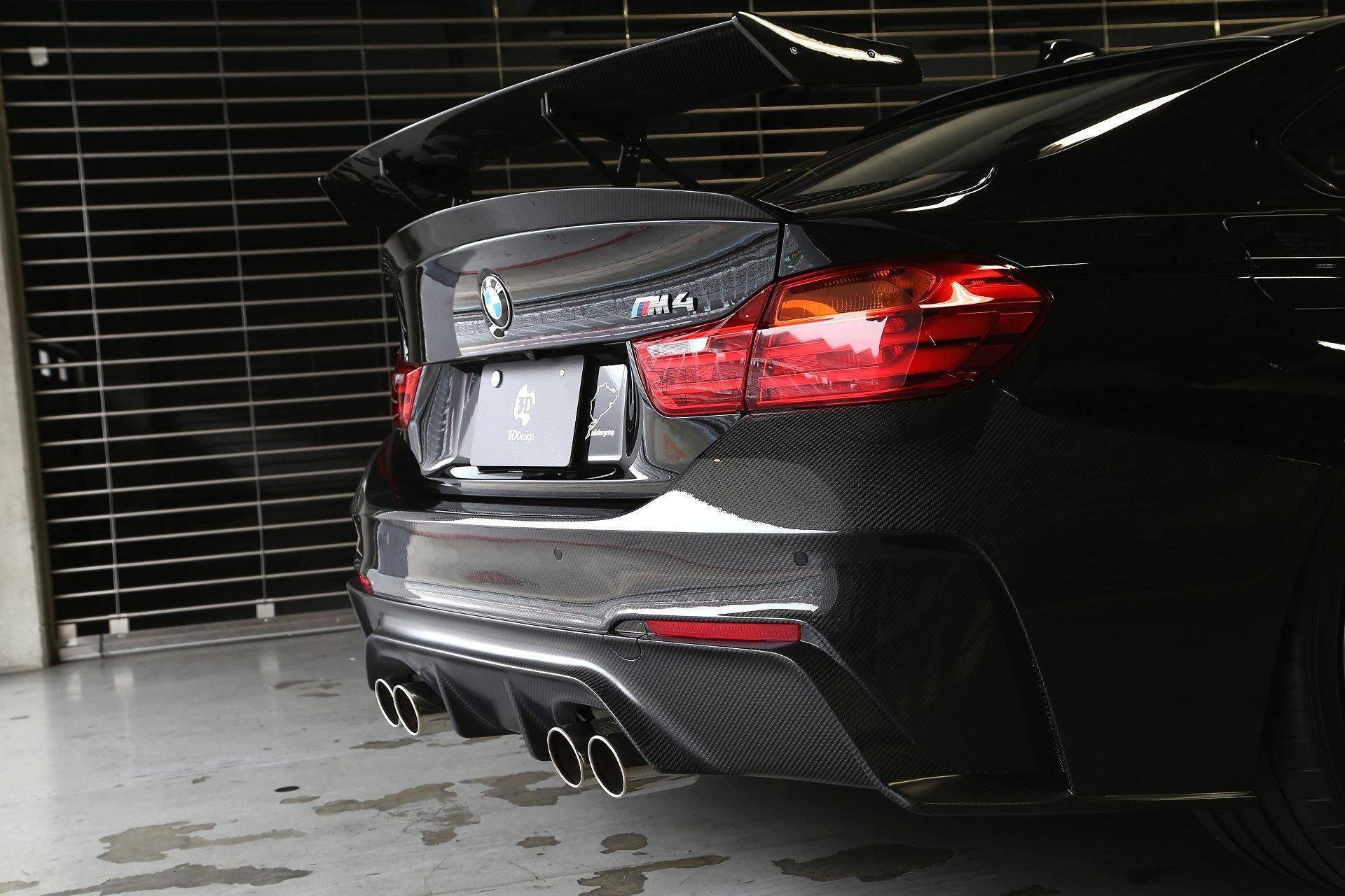 3DDesign Carbon Fibre Rear Spoiler Wing for BMW M4 (2015-2020, F82) - Image 4