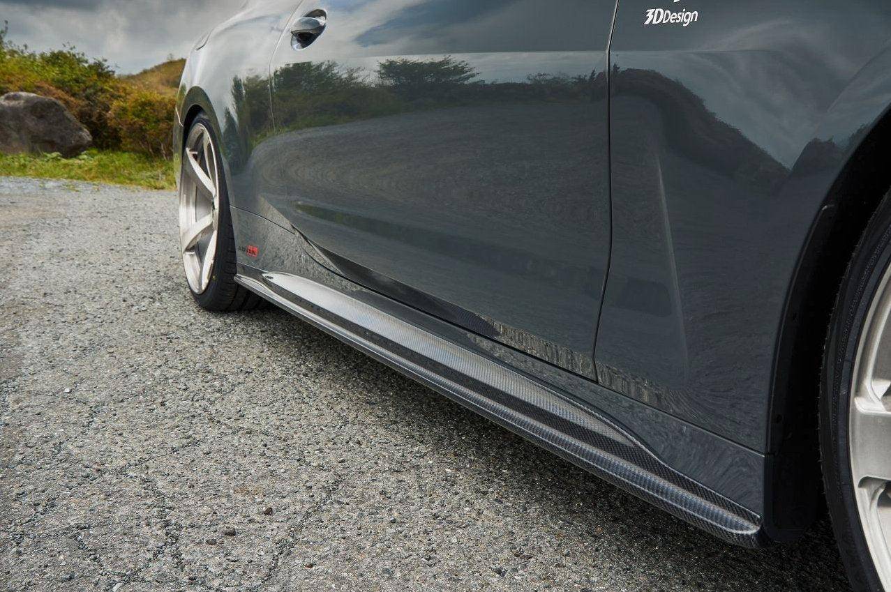 3DDesign Carbon Fibre Side Skirts for BMW 4 Series (2020+, G22 G23) - Image 3