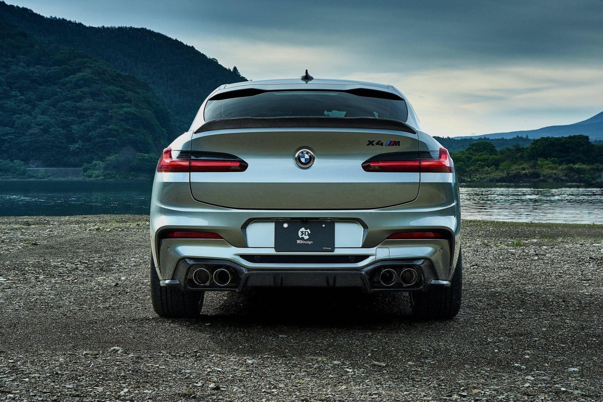 3DDesign Carbon Fibre Trunk Spoiler for BMW X4M (2019+, F98) - Image 5