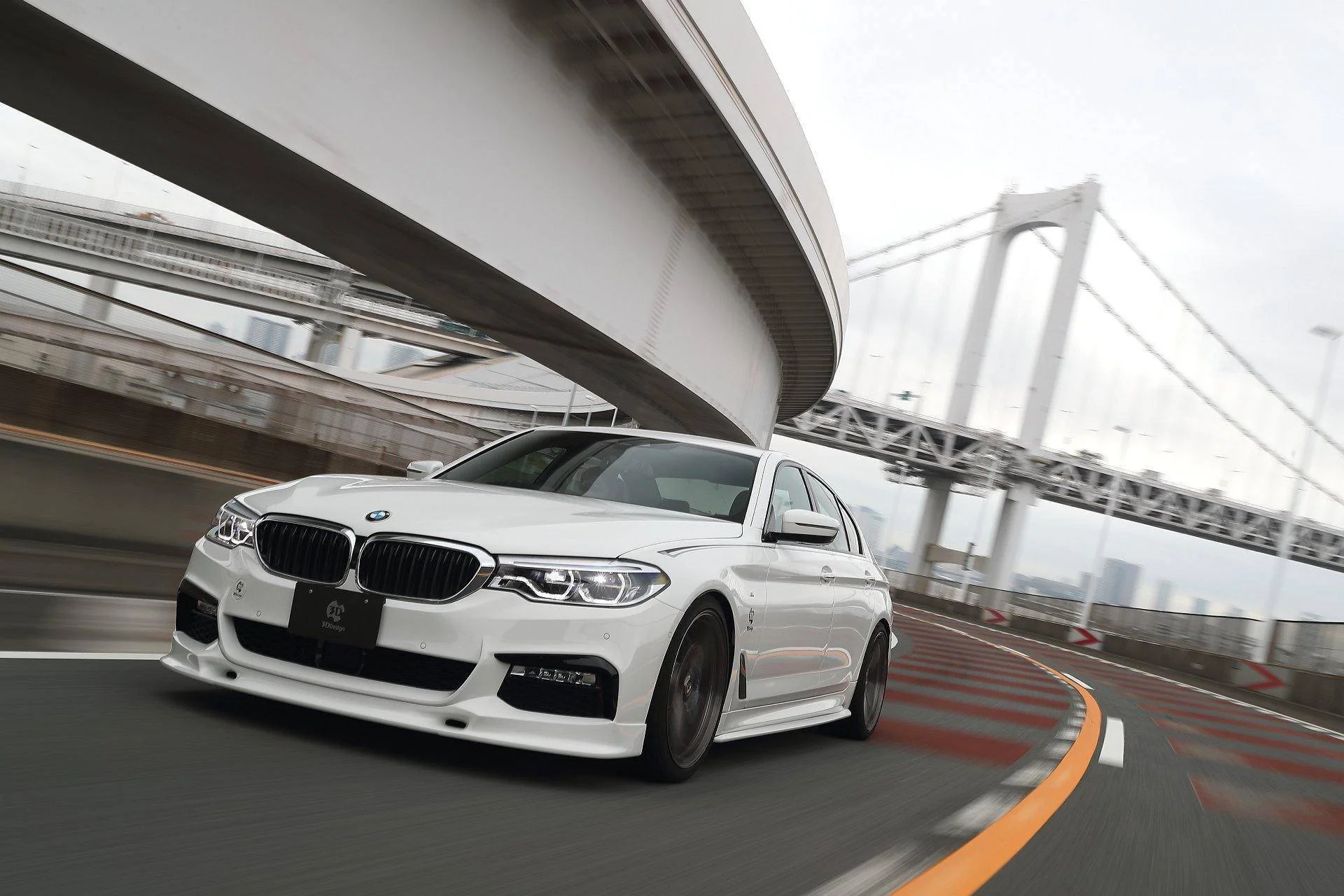 3DDesign Front Splitter for BMW 5 Series M Sport (2017-2023, G30 G31) - Image 7