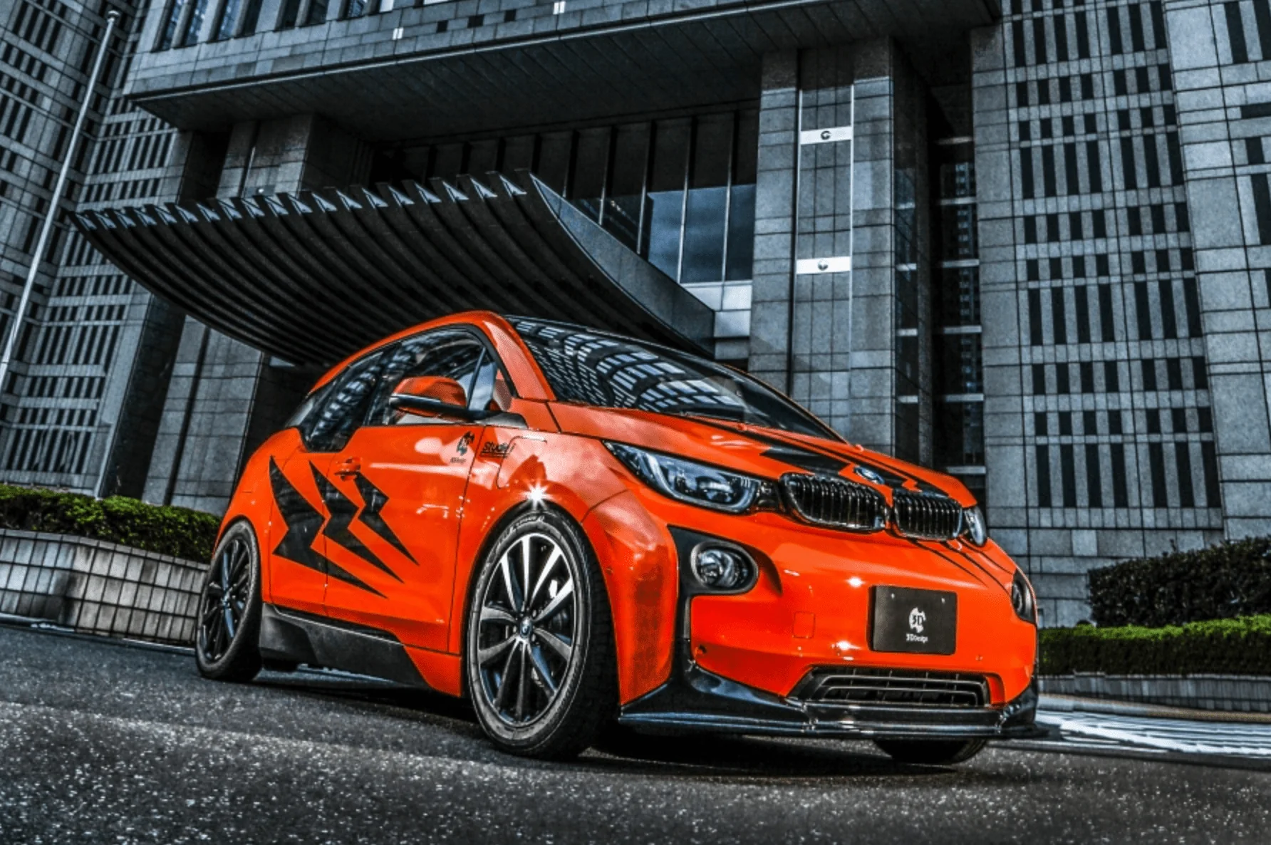 BMW i3 I01 Urethane Front Lip Spoiler by 3D Design (2013-2022) - Image 2