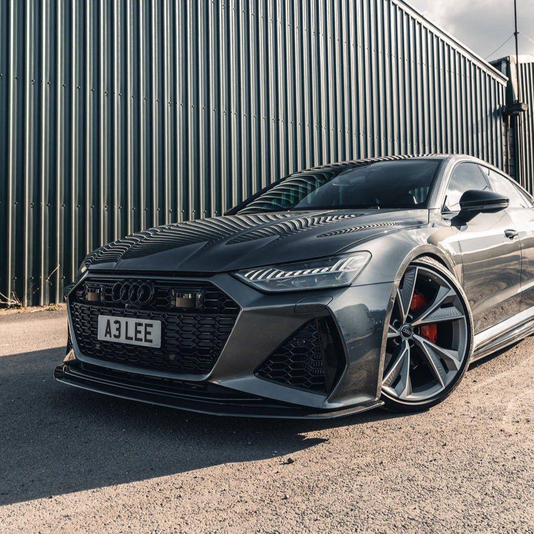 AP Dry Carbon Fibre Front Splitter for Audi RS6 & RS7 (2020+, C8) - Image 2