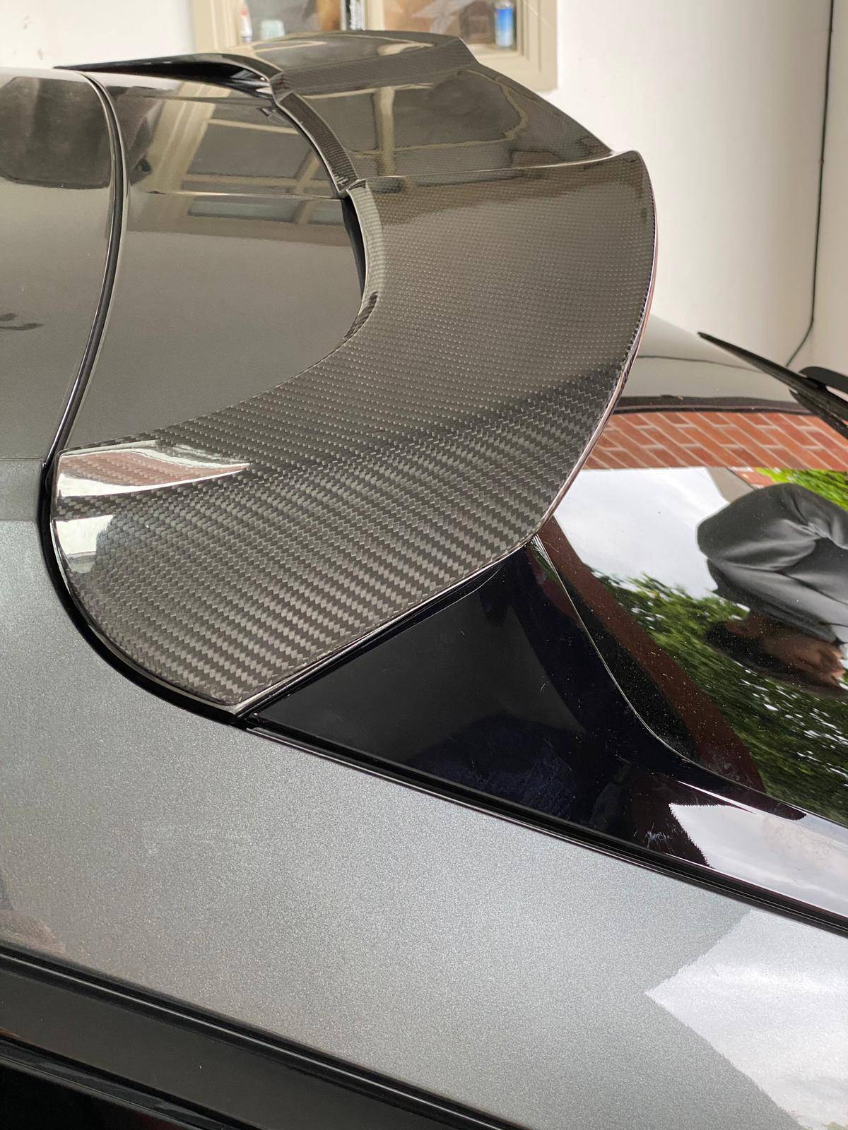 AP Dry Carbon Fibre Rear Wing Spoiler for Audi RS6 (2020+, C8) - Image 4