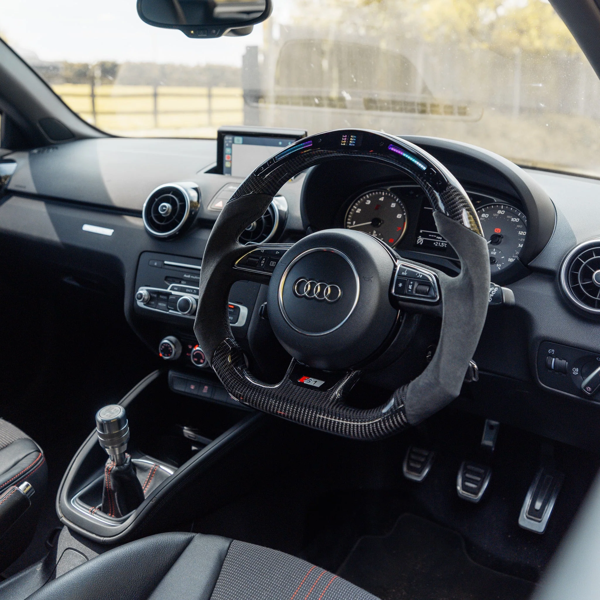 Audi A1 & S1 Carbon Fibre & Galaxy LED Steering Wheel by OHC (2014-2018) - Image 2