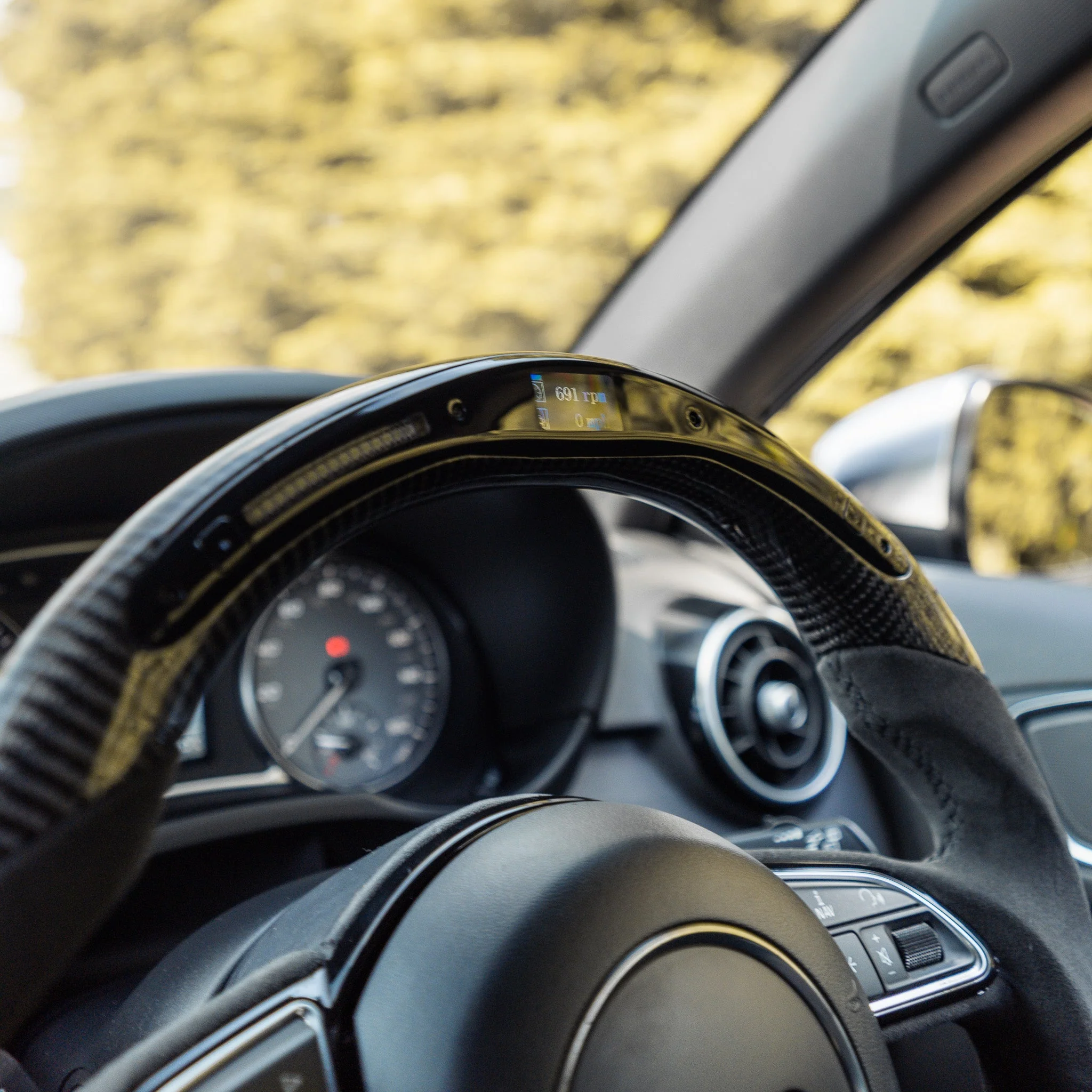 Audi A1 & S1 Carbon Fibre & Galaxy LED Steering Wheel by OHC (2014-2018) - Image 5