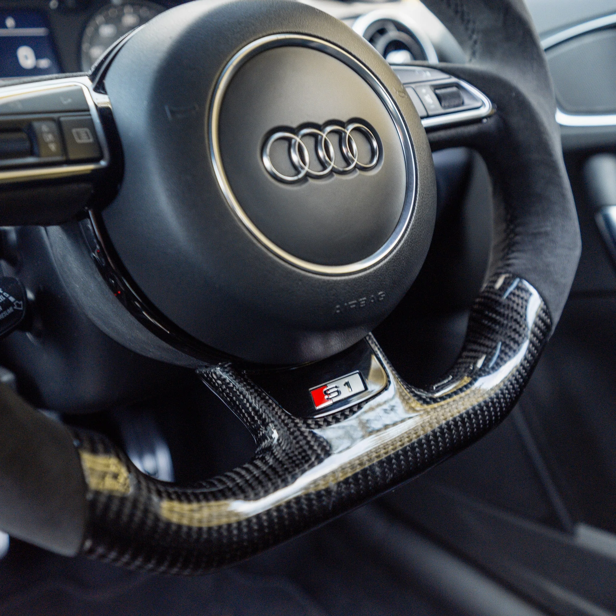 Audi A1 & S1 Carbon Fibre & Galaxy LED Steering Wheel by OHC (2014-2018) - Image 7