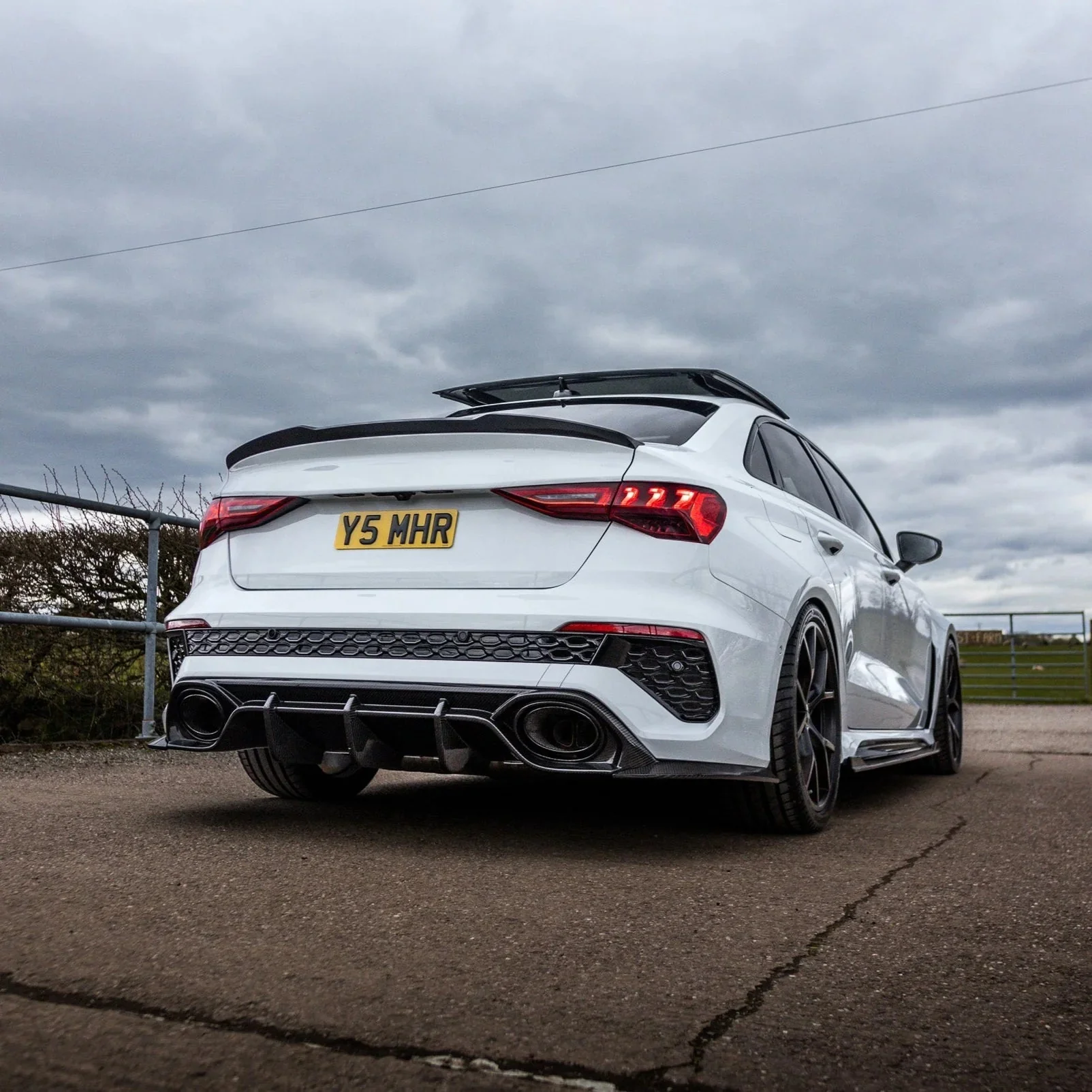 Audi A3, S3 & RS3 8Y Saloon Pre-Preg Carbon Fibre Rear Spoiler (2021+) - Image 2