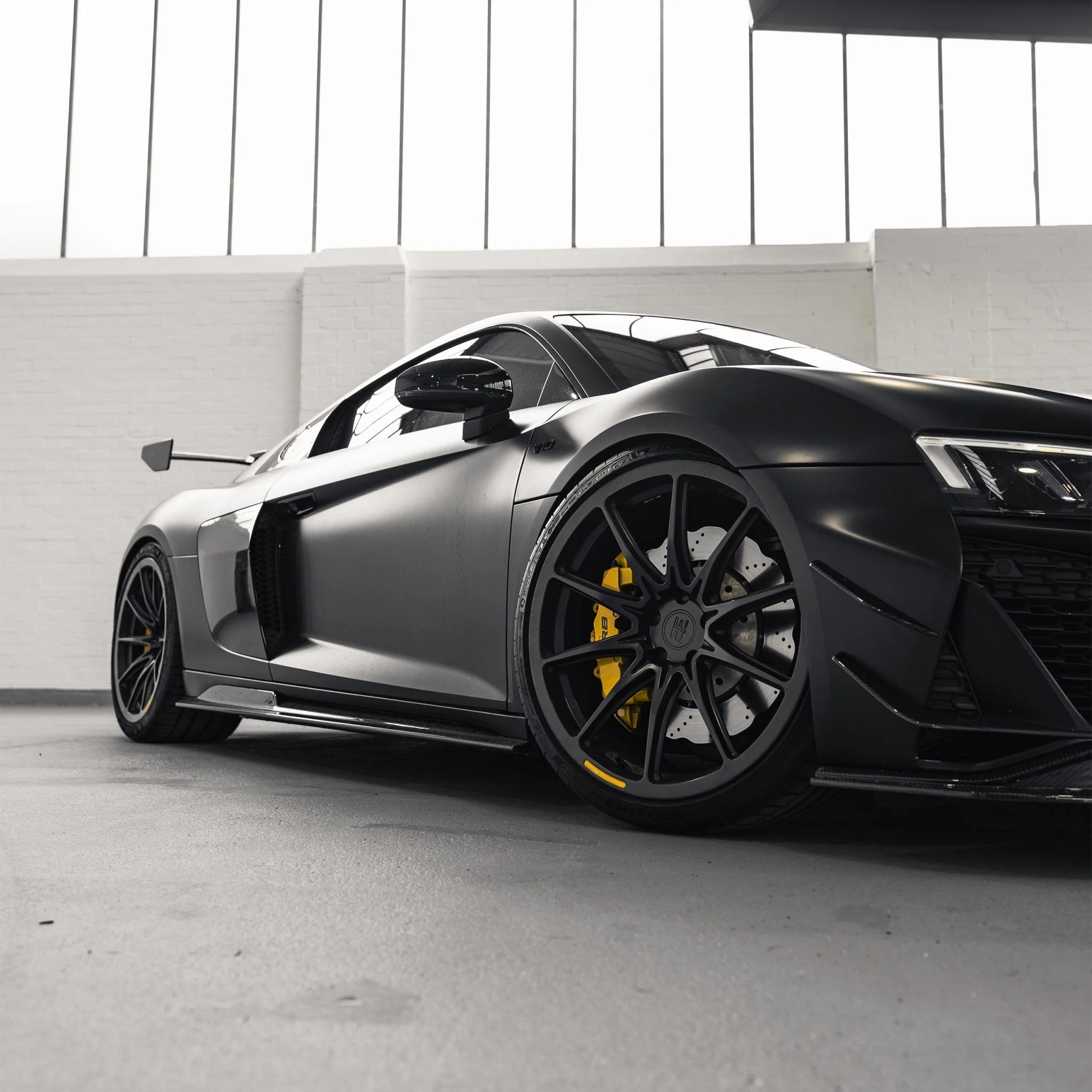 Audi R8 4S Facelift LCI Pre-Preg Carbon Fibre Front Bumper Canards by FORM (2021-2024) - Image 10