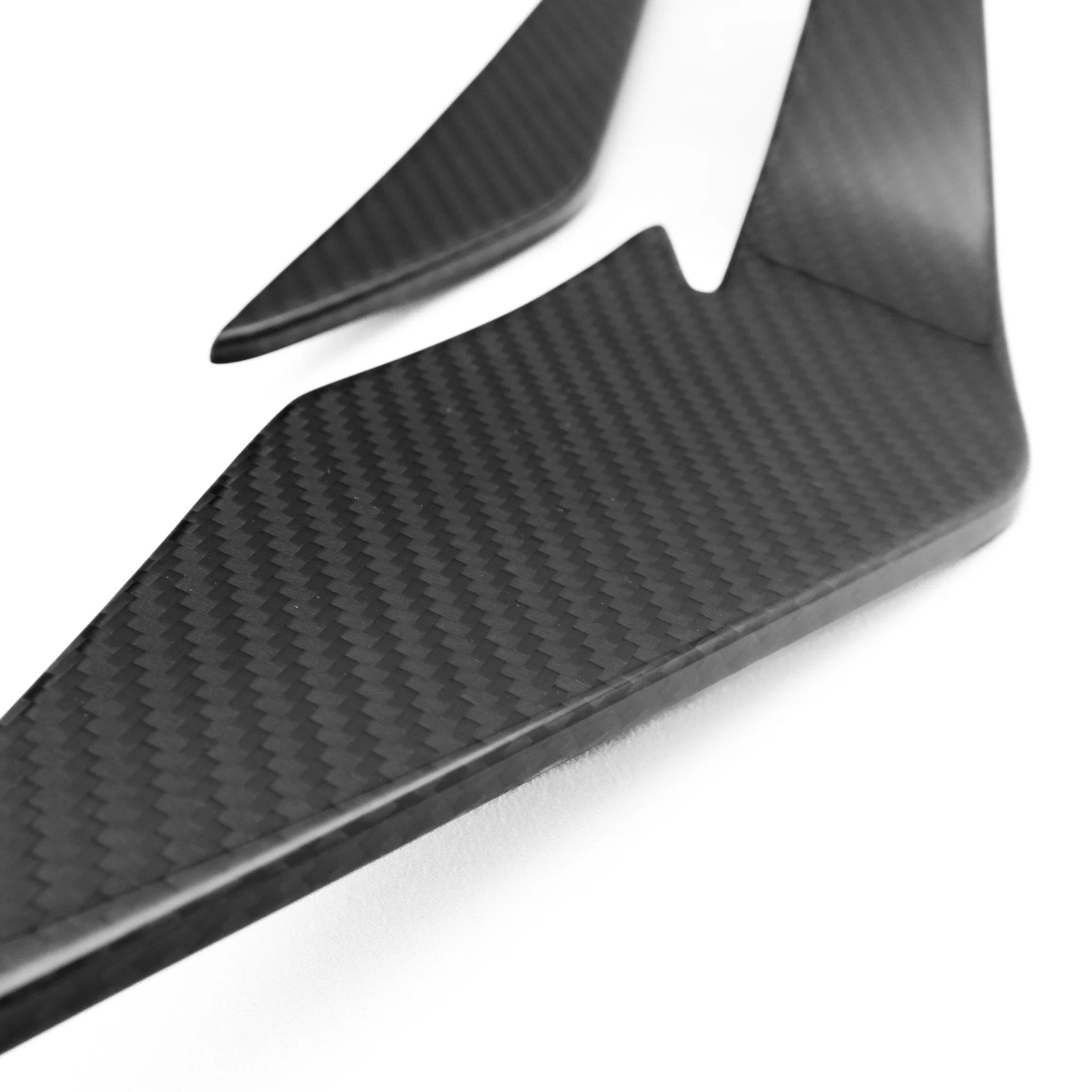 Audi R8 4S Facelift LCI Pre-Preg Carbon Fibre Front Bumper Canards by FORM (2021-2024) - Image 11