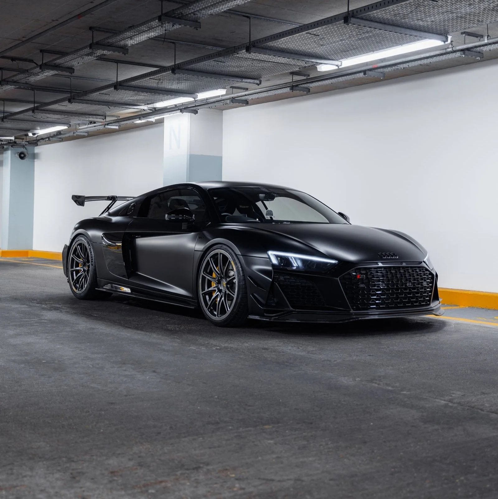 Audi R8 4S Facelift LCI Pre-Preg Carbon Fibre Front Bumper Canards by FORM (2021-2024) - Image 8