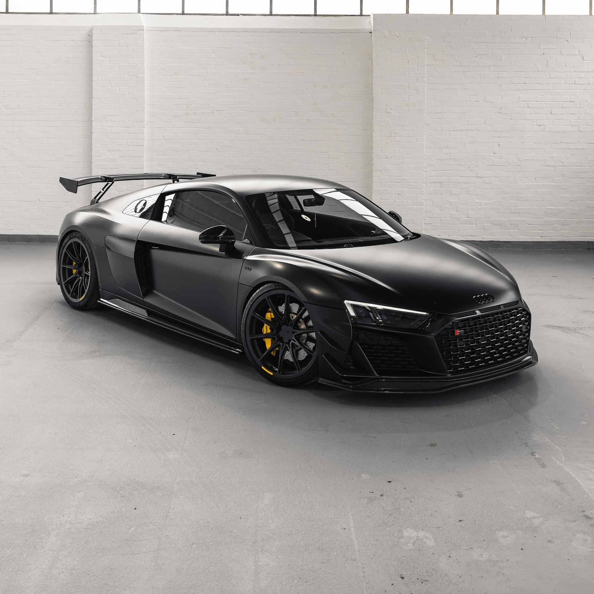 Audi R8 4S Facelift LCI Pre-Preg Carbon Fibre Front Bumper Canards by FORM (2021-2024) - Image 9