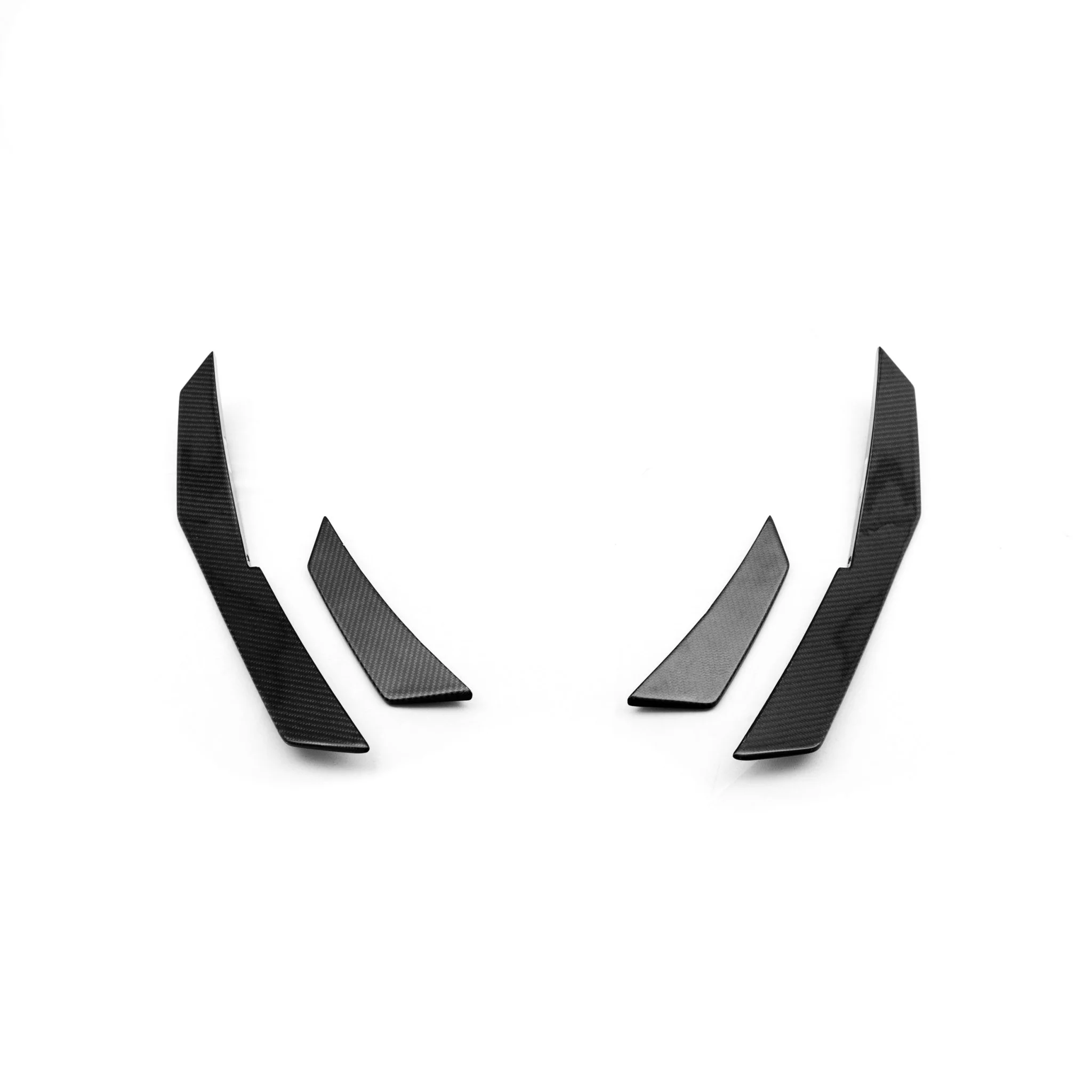 Audi R8 4S Facelift Pre-LCI Pre-Preg Carbon Fibre Front Bumper Canards by FORM (2015-2020) - Image 2