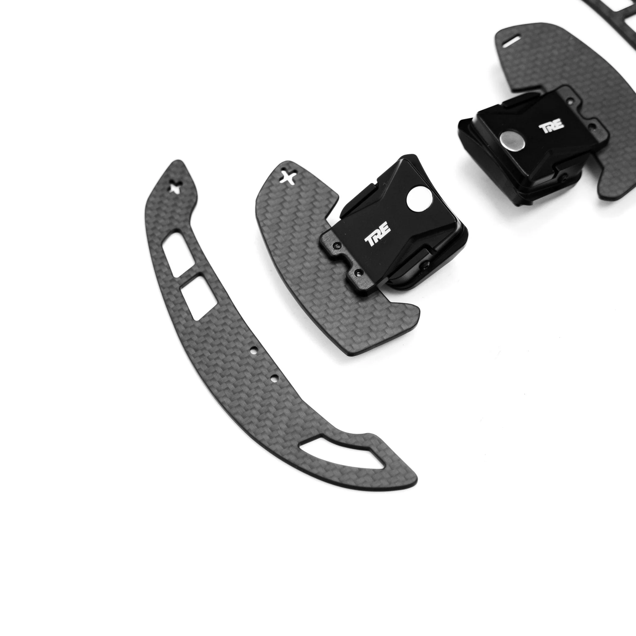 Audi R8 4S Pre-Preg Carbon Fibre Magnetic Shift Paddle Set by FORM - Image 6