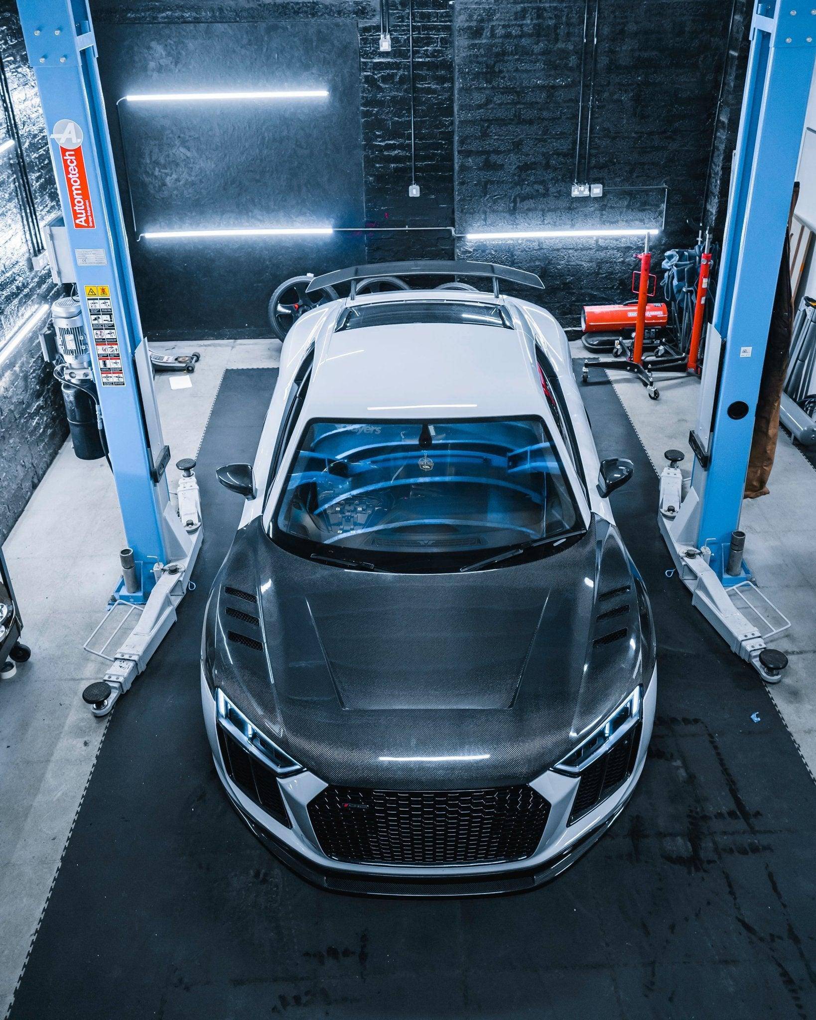 Audi R8 Gen 2 4S Carbon Fibre Competition Front Bonnet - Image 3