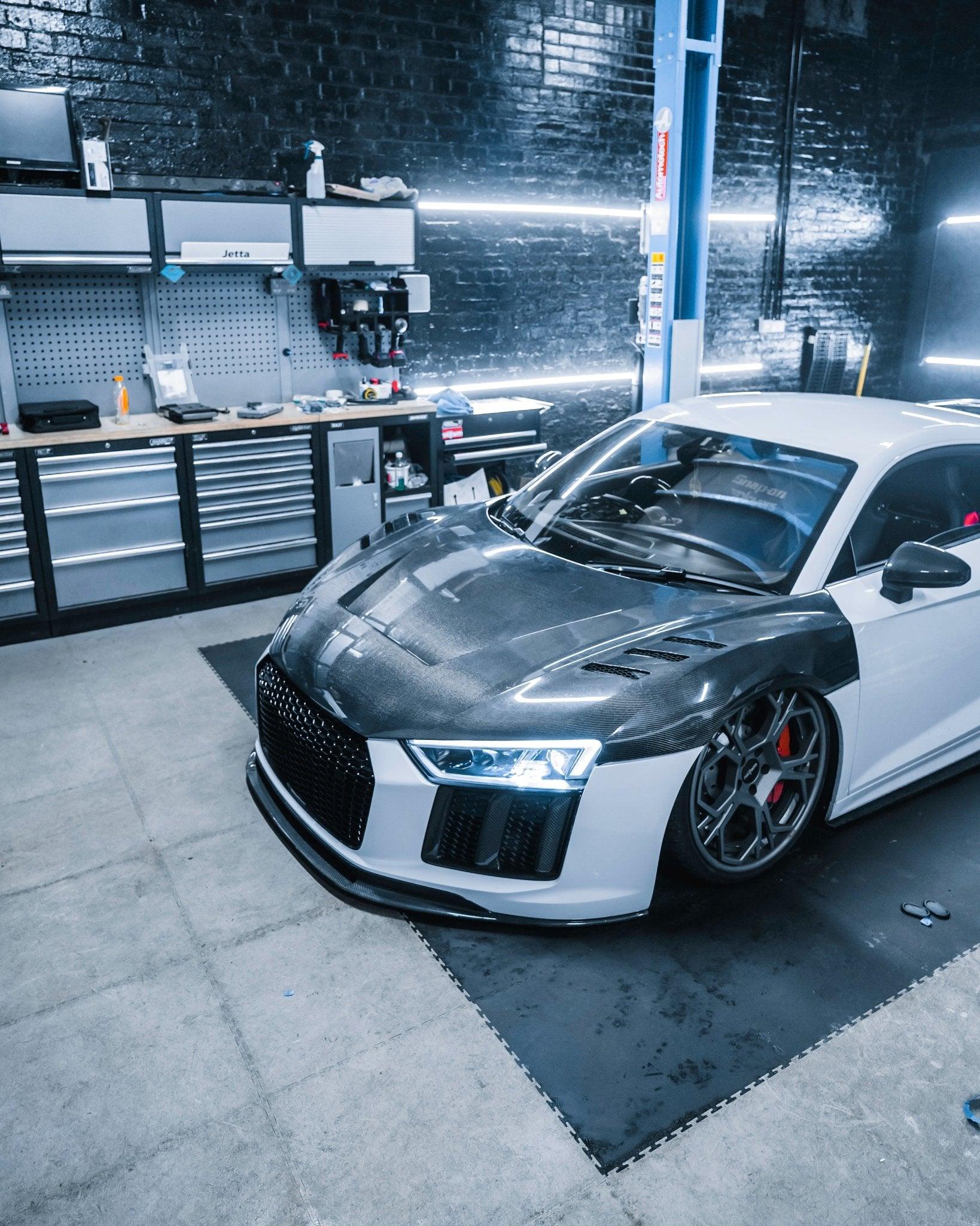 Audi R8 Gen 2 4S Carbon Fibre Competition Front Bonnet - Image 7