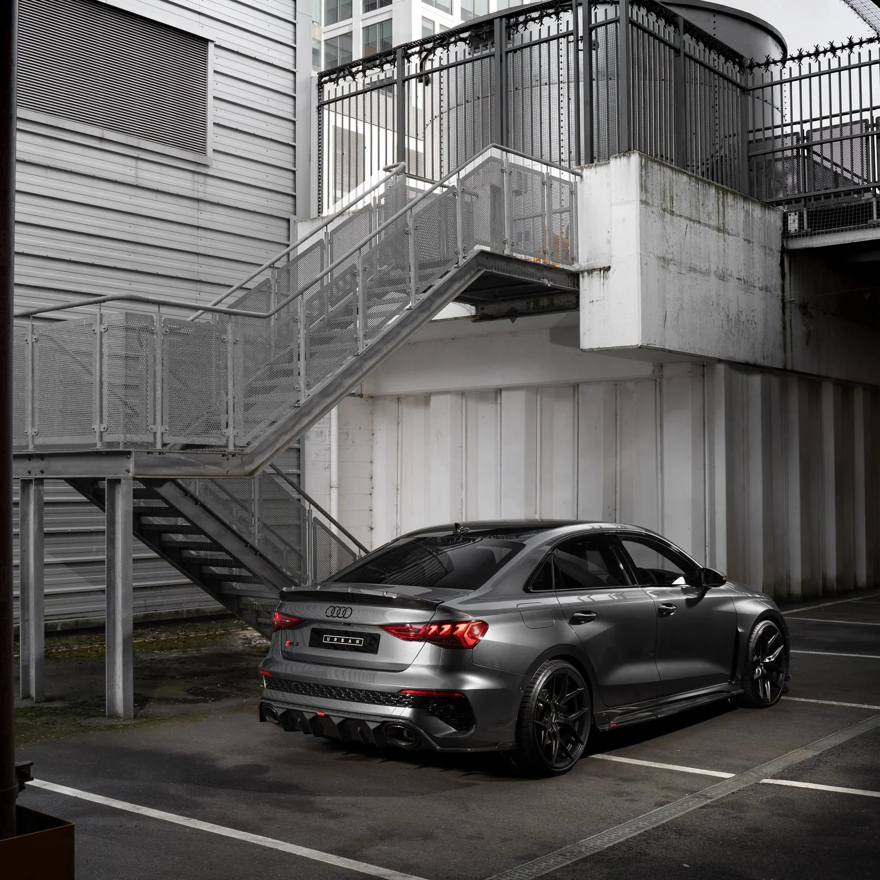 Audi RS3 8Y Saloon Carbon Fibre Full Body Kit by Urban (2020-2024) - Image 4