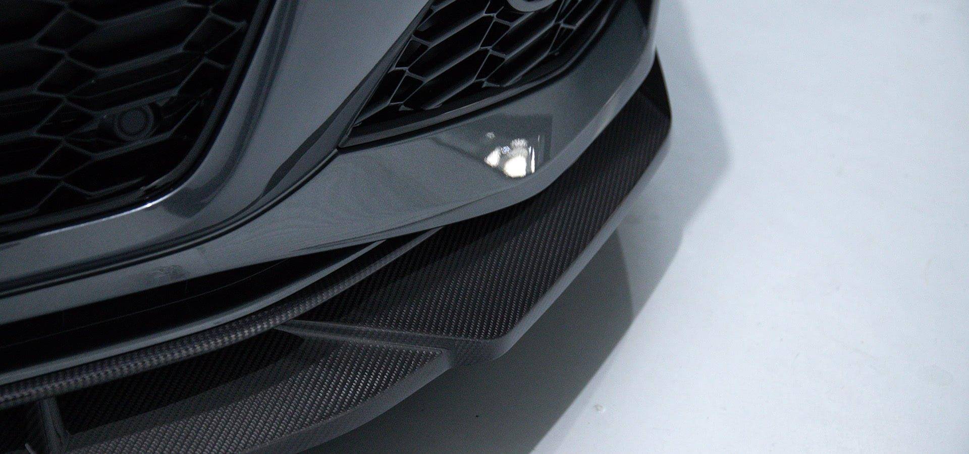 Audi RS4 B9.5 Carbon Fibre Front Bumper Splitter by Urban (2021+) - Image 6