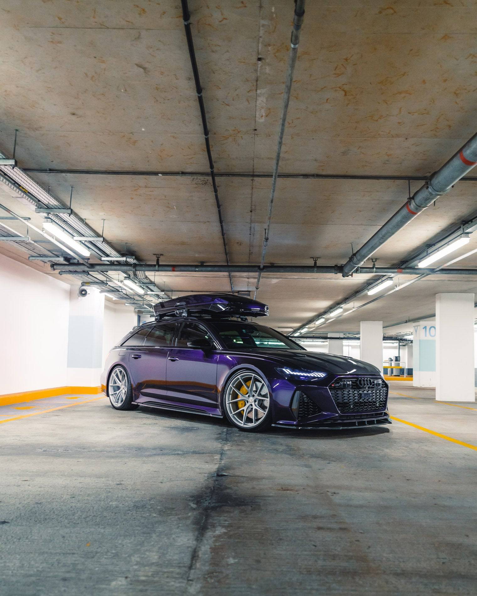 Audi RS6 C8 & RS7 Carbon Fibre Front Bumper Splitter by Urban (2019+) - Image 3