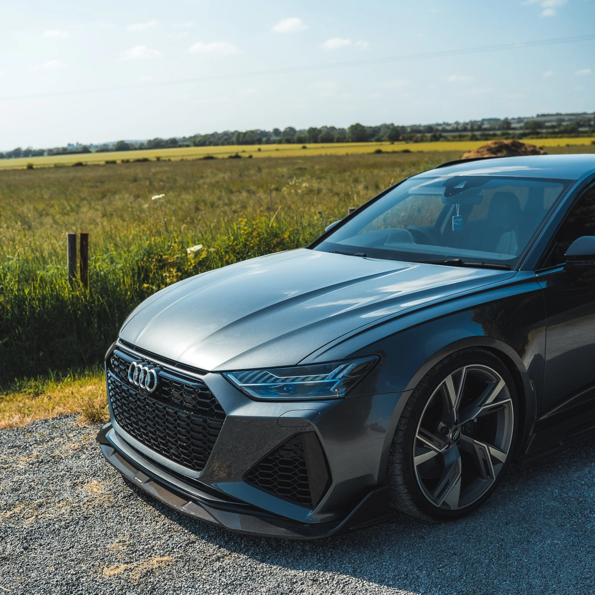 Audi RS6 C8 & RS7 Pre-Preg Carbon Fibre Front Splitter (2019+) - Image 2