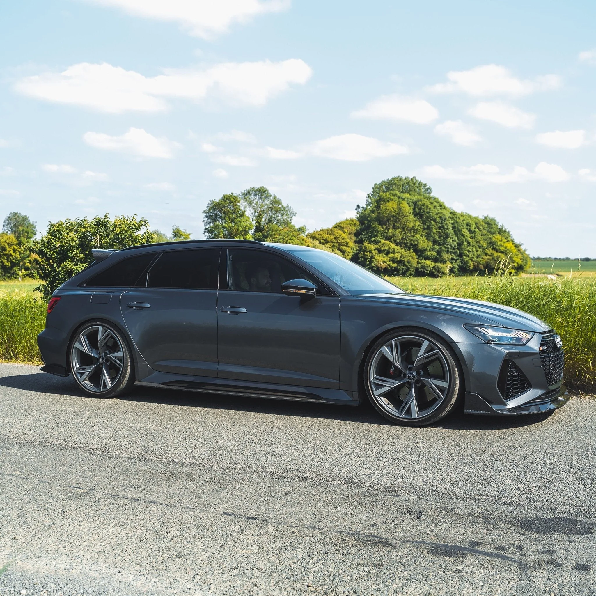 Audi RS6 C8 & RS7 Pre-Preg Carbon Fibre Side Skirts (2019+) - Image 4